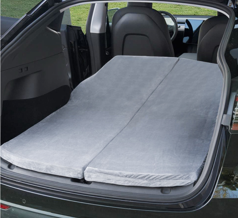 In-car camping mattress Tesla Model Y/3 SUV memory foam mattress is suitable for sleeping back seat