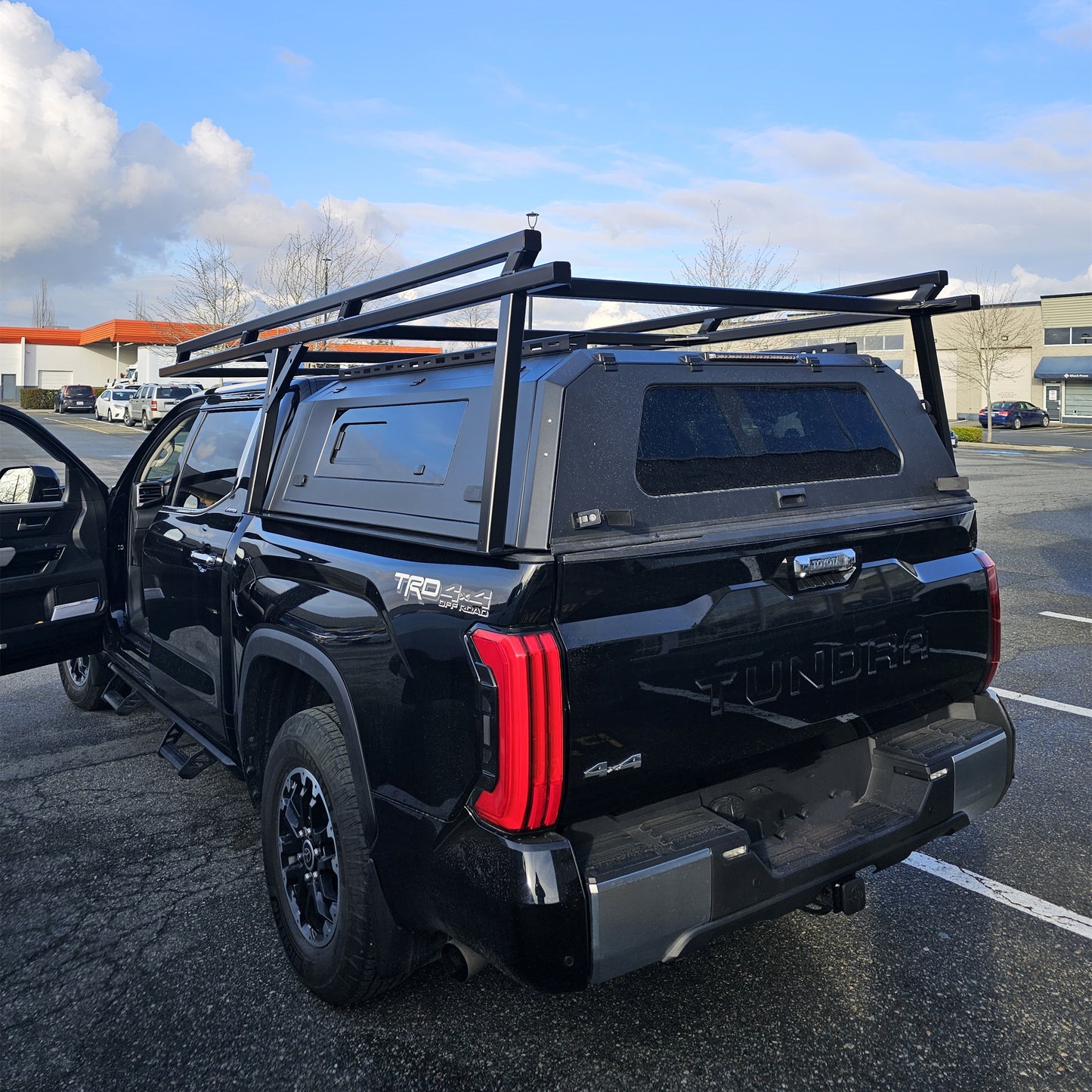 New Toyota Tundra smart canopy truck caps pickup truck bed parts Aluminum or steel, Gullwing side doors