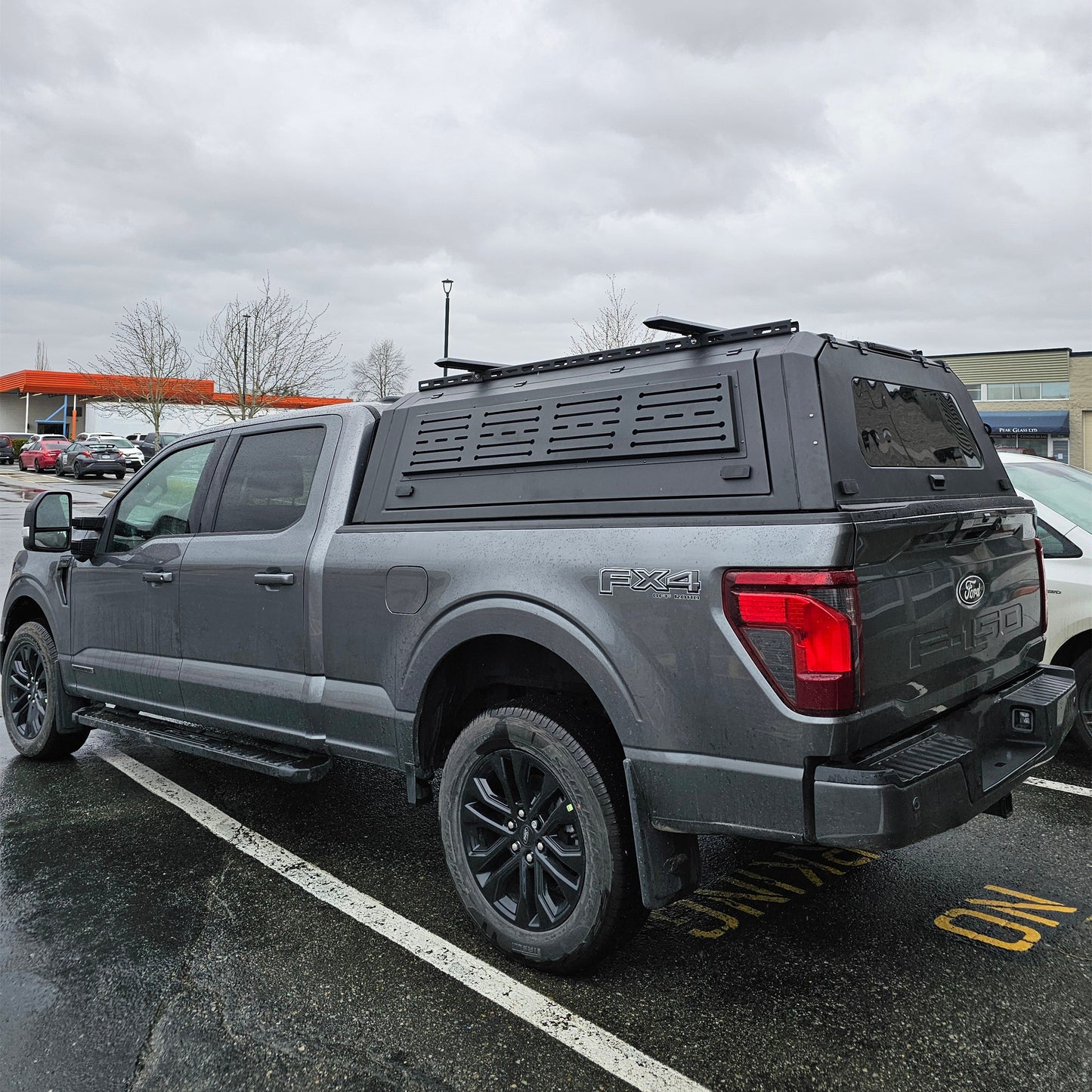 FORD F150(Raptor/Lightning)5.5/6.5FT smart canopy truck caps bed cover Aluminum or steel, Gullwing side doors