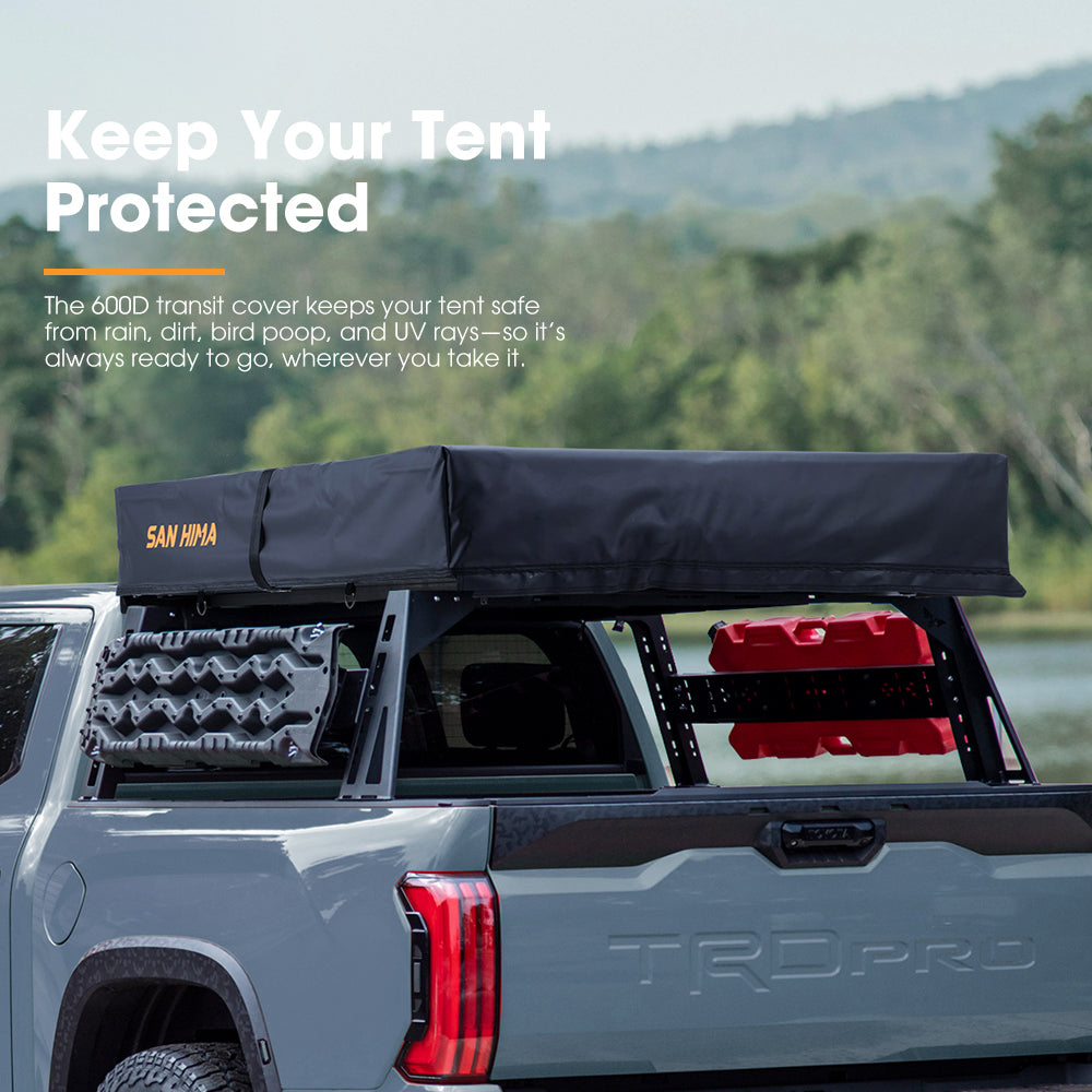 SAN HIMA Ultralight soft shell roof tent, large space for 2-3 people, free installation and warranty