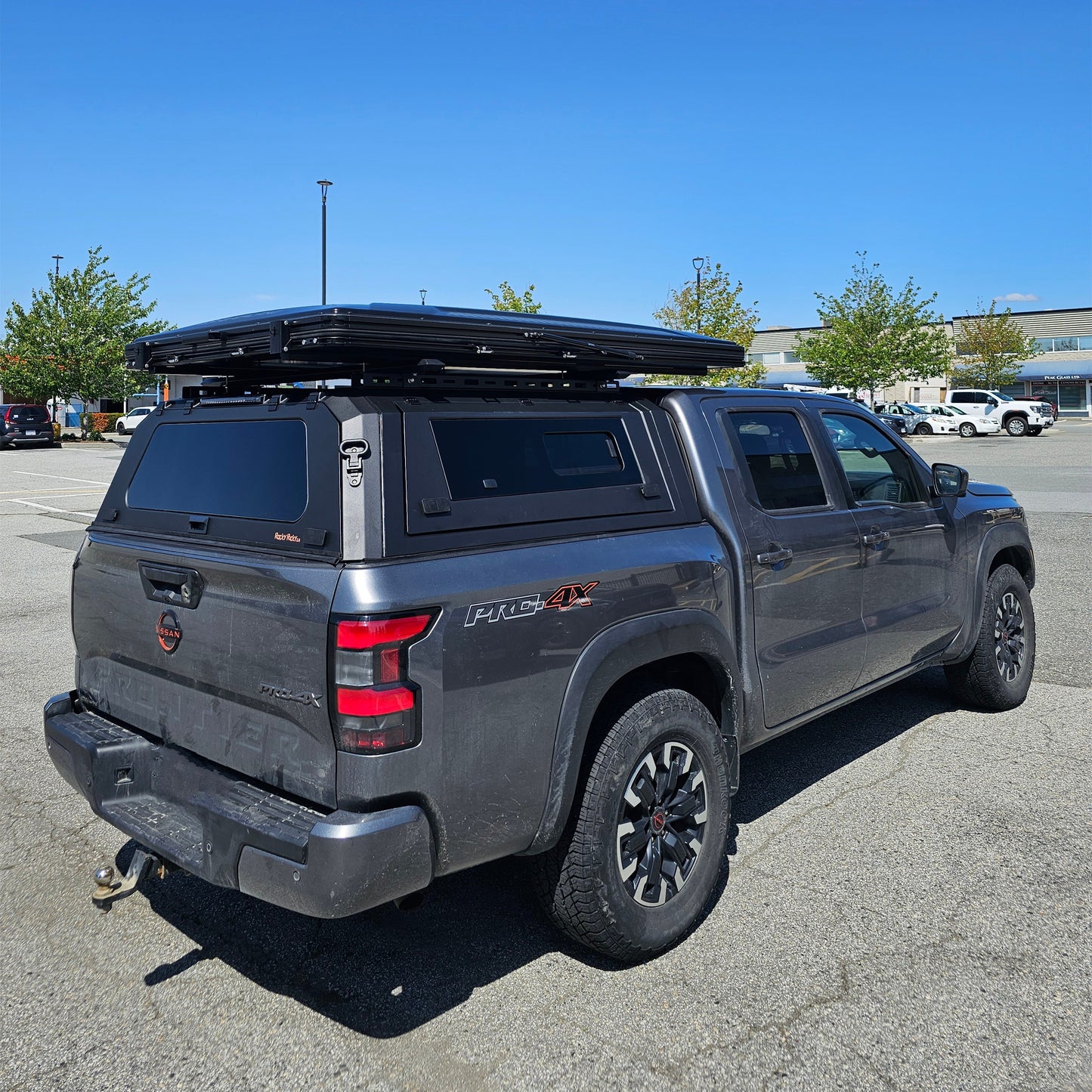 Smart canopy special for Nissan Frontier 5FT truck bed caps Aluminum Gullwing side doors