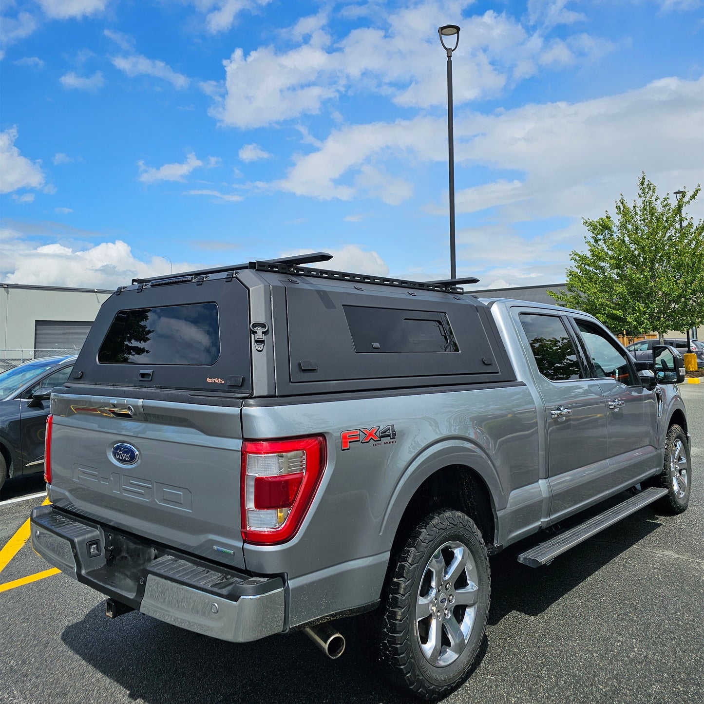FORD F150(Raptor/Lightning)5.5/6.5FT smart canopy truck caps bed cover Aluminum or steel, Gullwing side doors