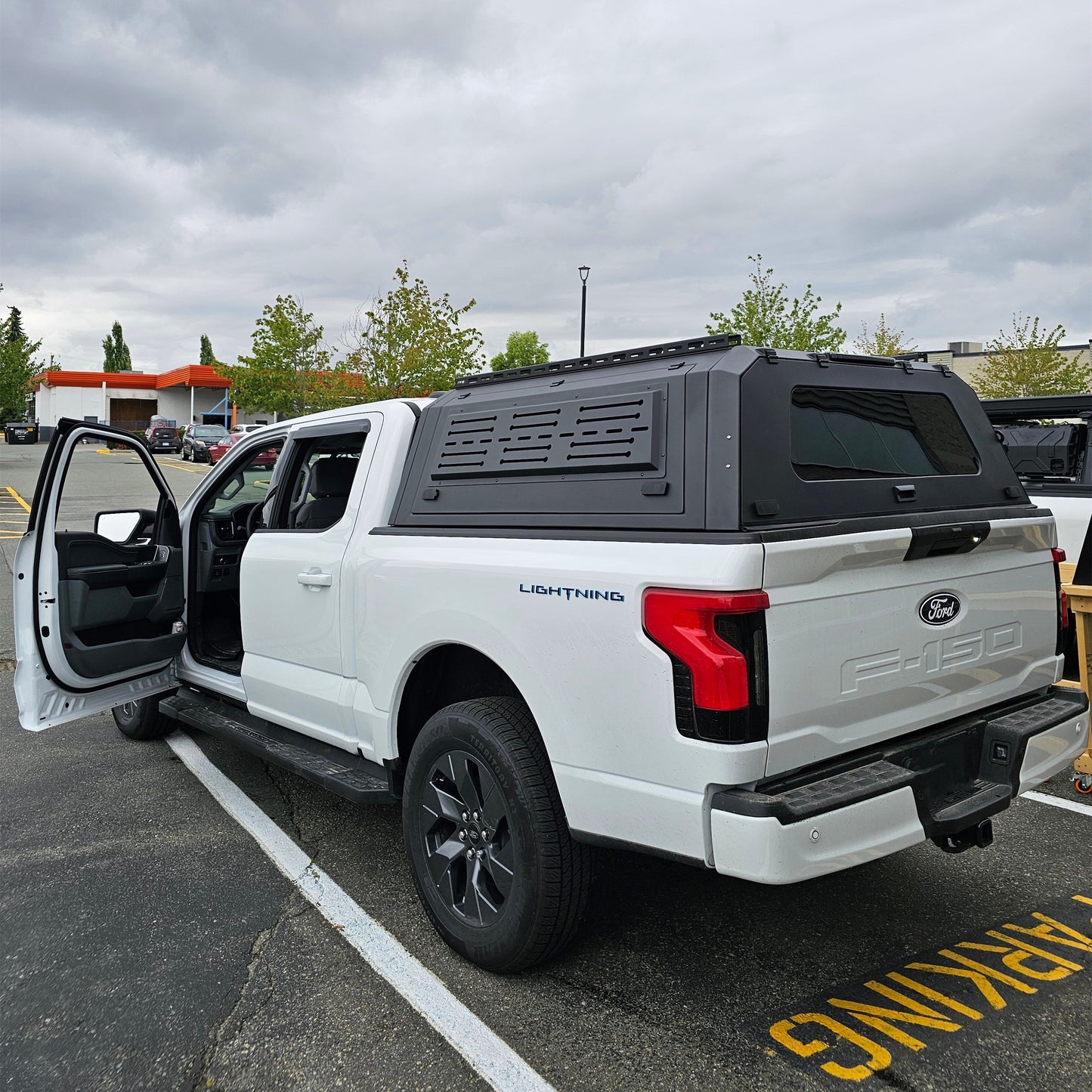 FORD F150(Raptor/Lightning)5.5/6.5FT smart canopy truck caps bed cover Aluminum or steel, Gullwing side doors