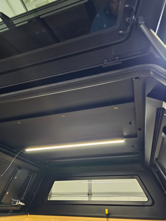 Canopy/camper/RV 12V Interior LED lighting system with switch and extension cord