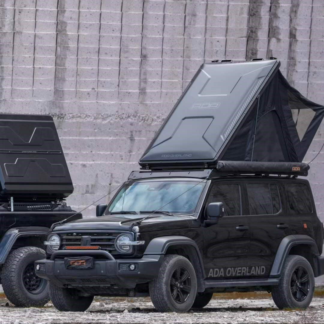 ADA ROOF TOP TENT CITY-127 ABS Hard Shell Aluminum frame Light and thin triangular SUV tent