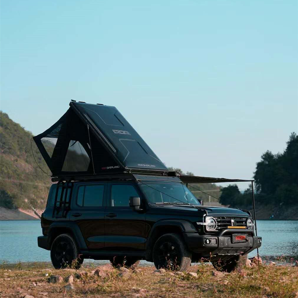 ADA ROOF TOP TENT CITY-127 ABS Hard Shell Aluminum frame Light and thin triangular SUV tent