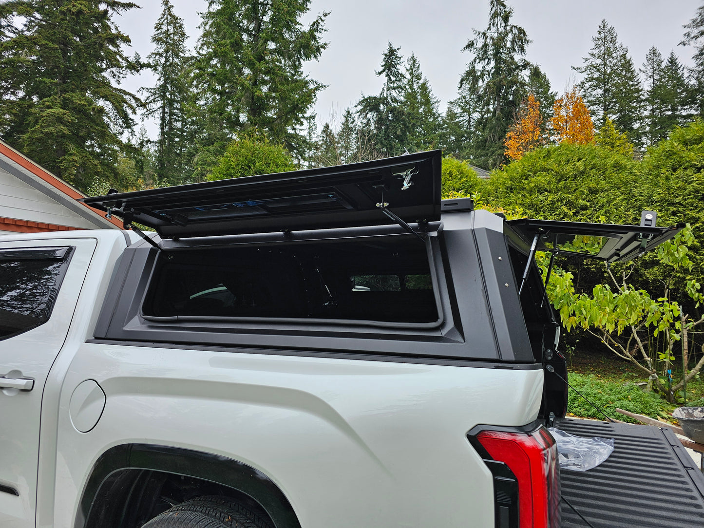 New Toyota Tundra smart canopy truck caps pickup truck bed parts Aluminum or steel, Gullwing side doors