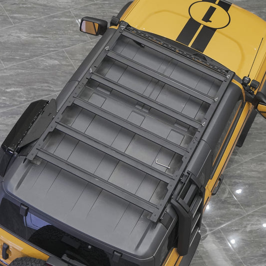 Ford Bronco 2doors Roof platform system Steel and Aluminum Roof rack Expandable roof tent bicycle kayak