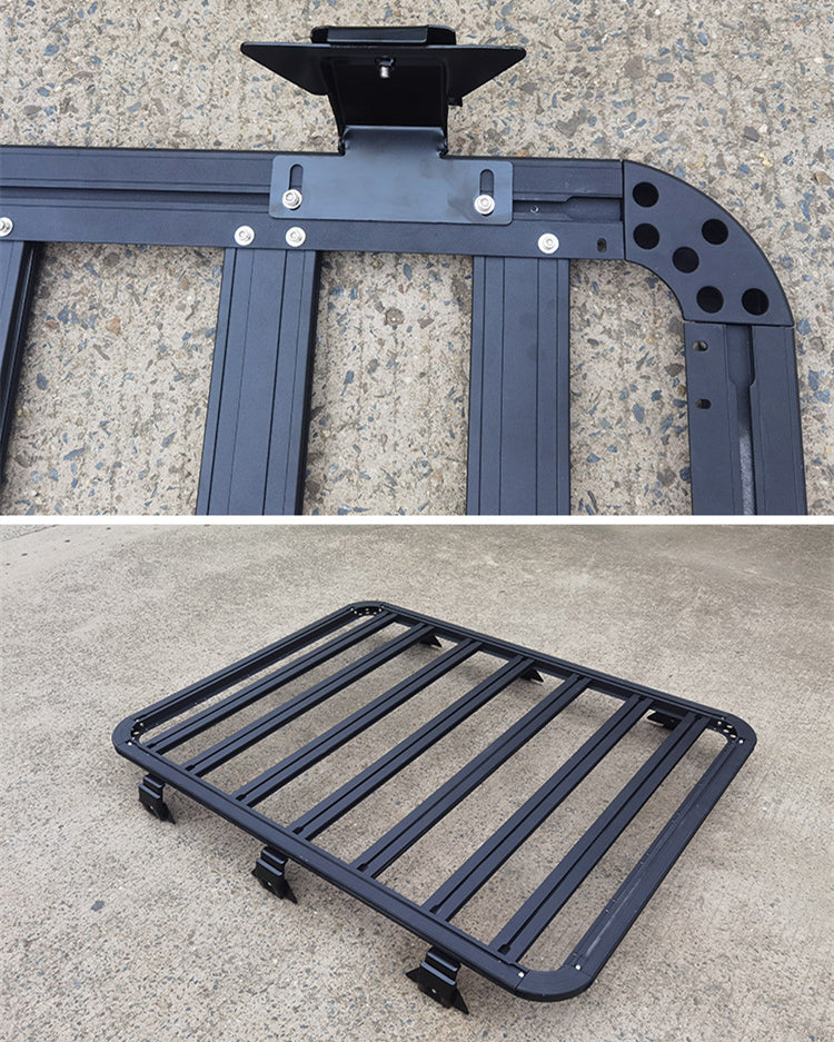 Adjustable Rain Gutter Roof Rack Mounting Brackets – Fits Mercedes G-Class & Vans, 6–7" Height