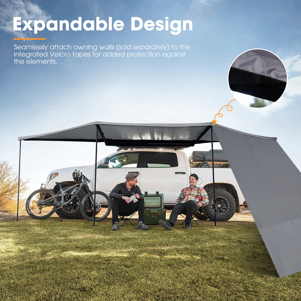 San Hima 180 Degree Free-Standing Awning 600D Double-Ripstop off road camping