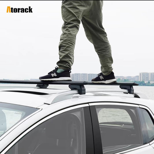 ATORACK 51"or 53"Universal Roof Rack Crossbar For Vehicles with Integrated or Independent Side Rails