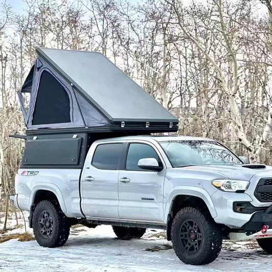 TOYOTA TACOMA 16-23 5FT CAMPER aluminum multifunctional canopy RTT removable