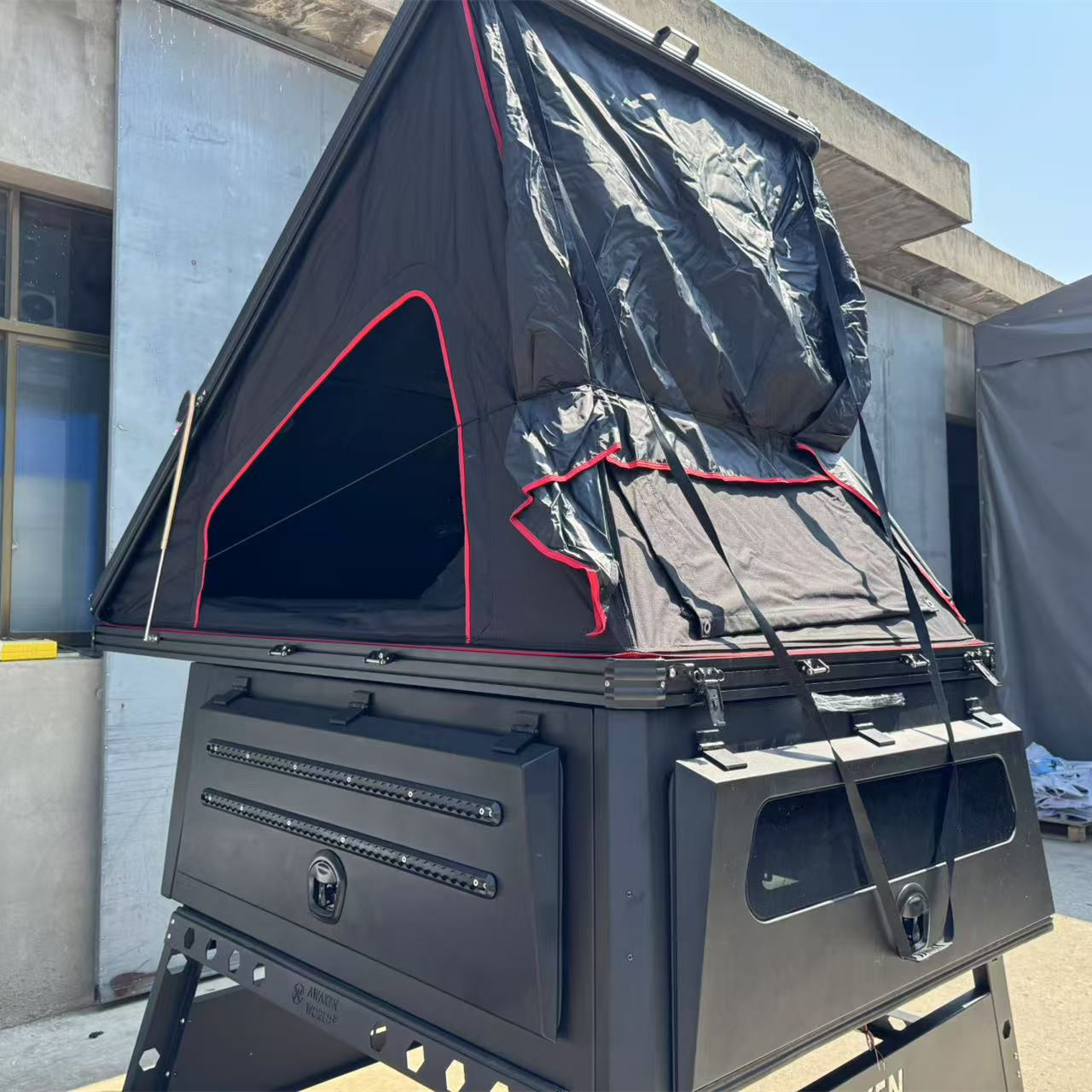 TOYOTA TACOMA 16-23 5FT CAMPER aluminum multifunctional canopy RTT removable