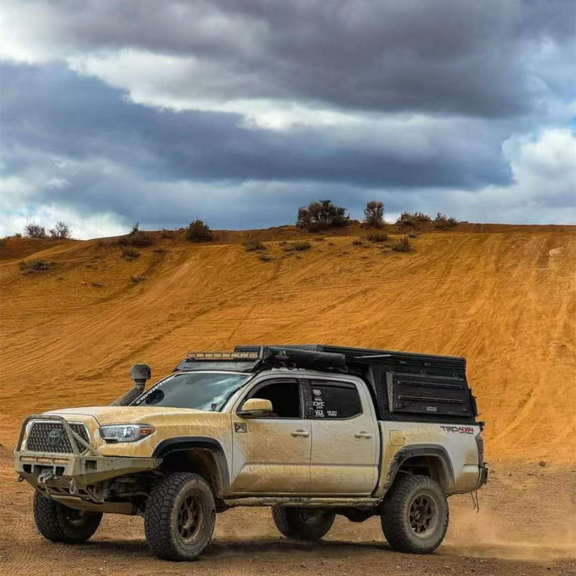 TOYOTA TACOMA 16-23 5FT CAMPER aluminum multifunctional canopy RTT removable