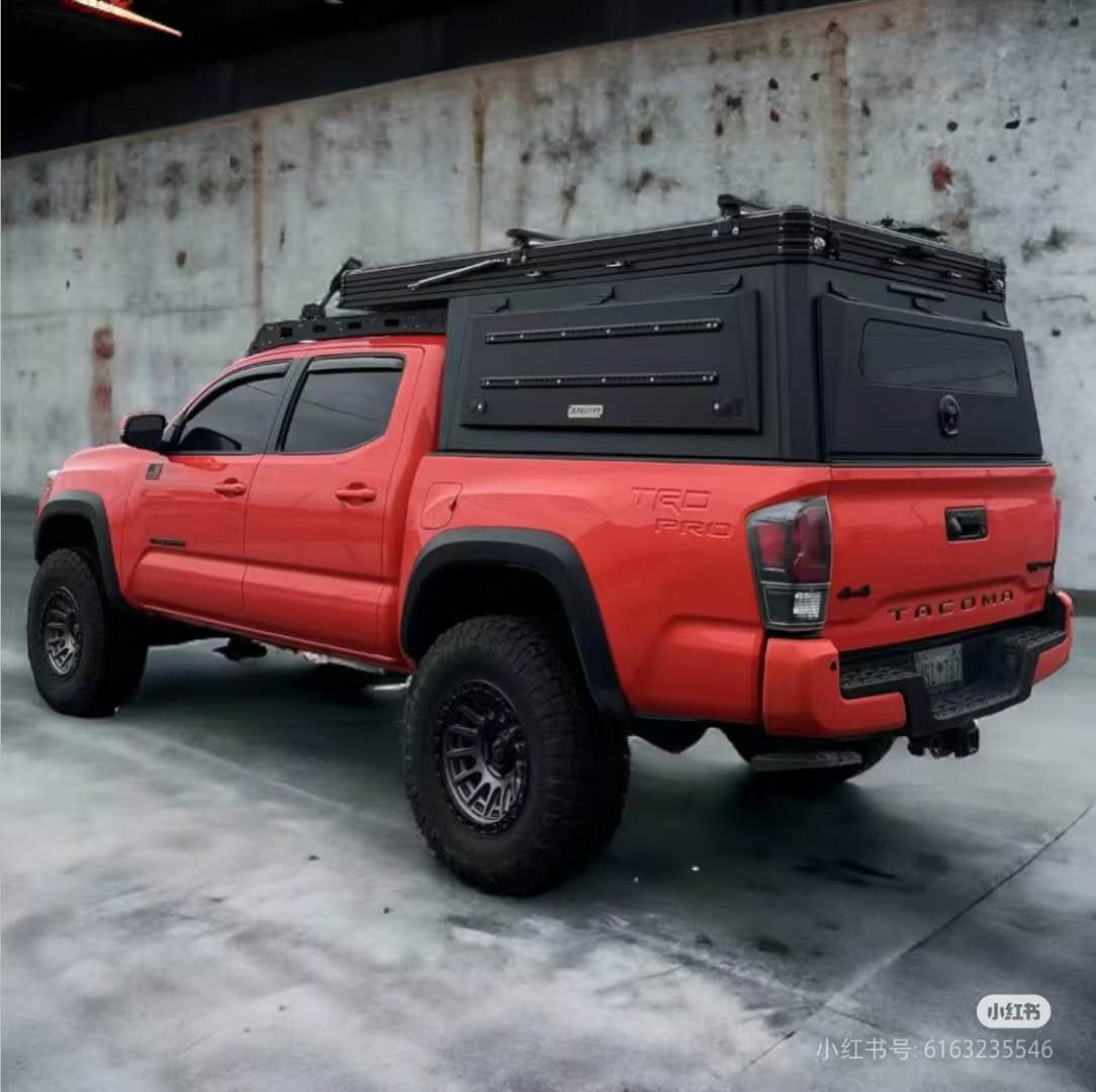 TOYOTA TACOMA 16-23 5FT CAMPER aluminum multifunctional canopy RTT removable