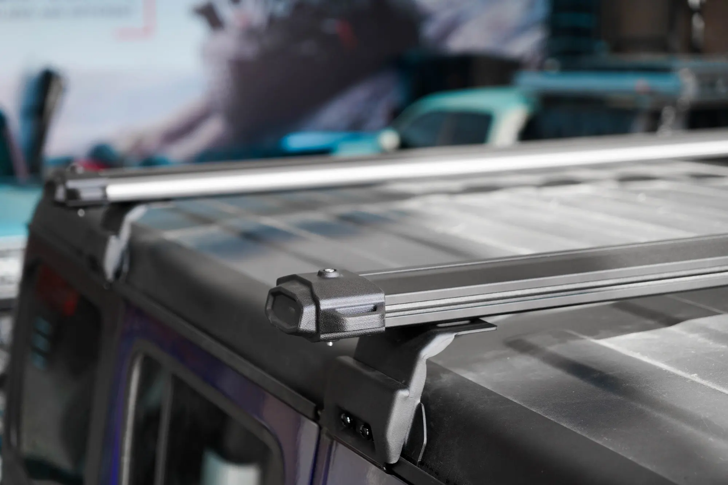 Heavy-duty crossbars aluminum roof rack fit JEEP Wrangler Gladiator JL JT install RTT Static bearing over 500 lbs