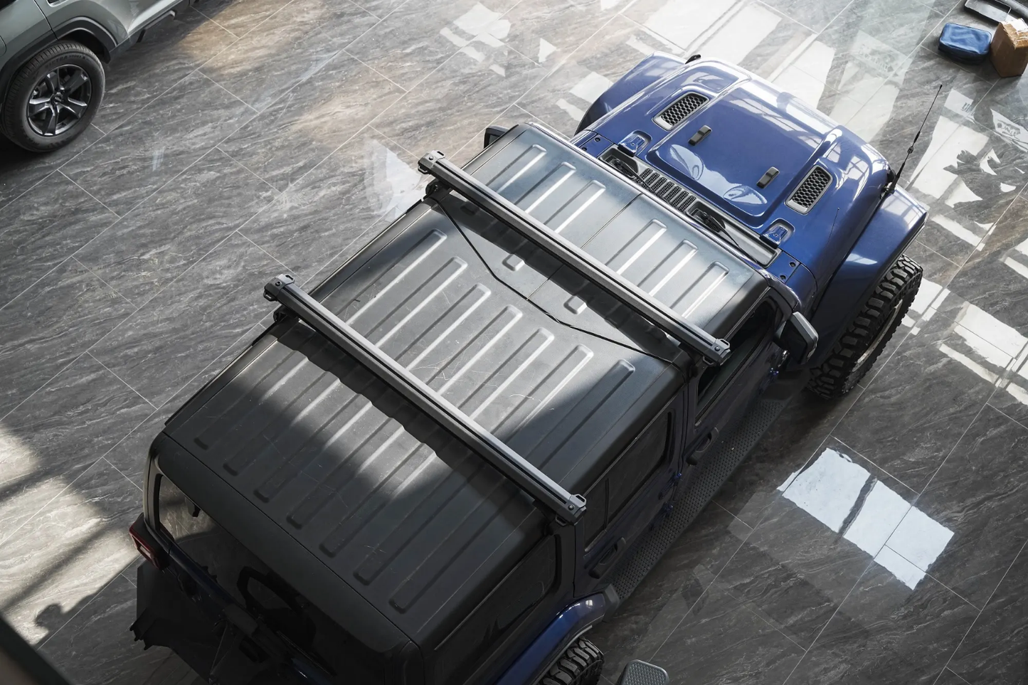 Heavy-duty crossbars aluminum roof rack fit JEEP Wrangler Gladiator JL JT install RTT Static bearing over 500 lbs