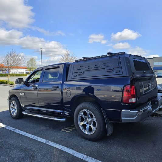 RAM 1500 smart canopy 5.7/6.4FT truck caps pickup truck bed parts Aluminum or steel, Gullwing side doors