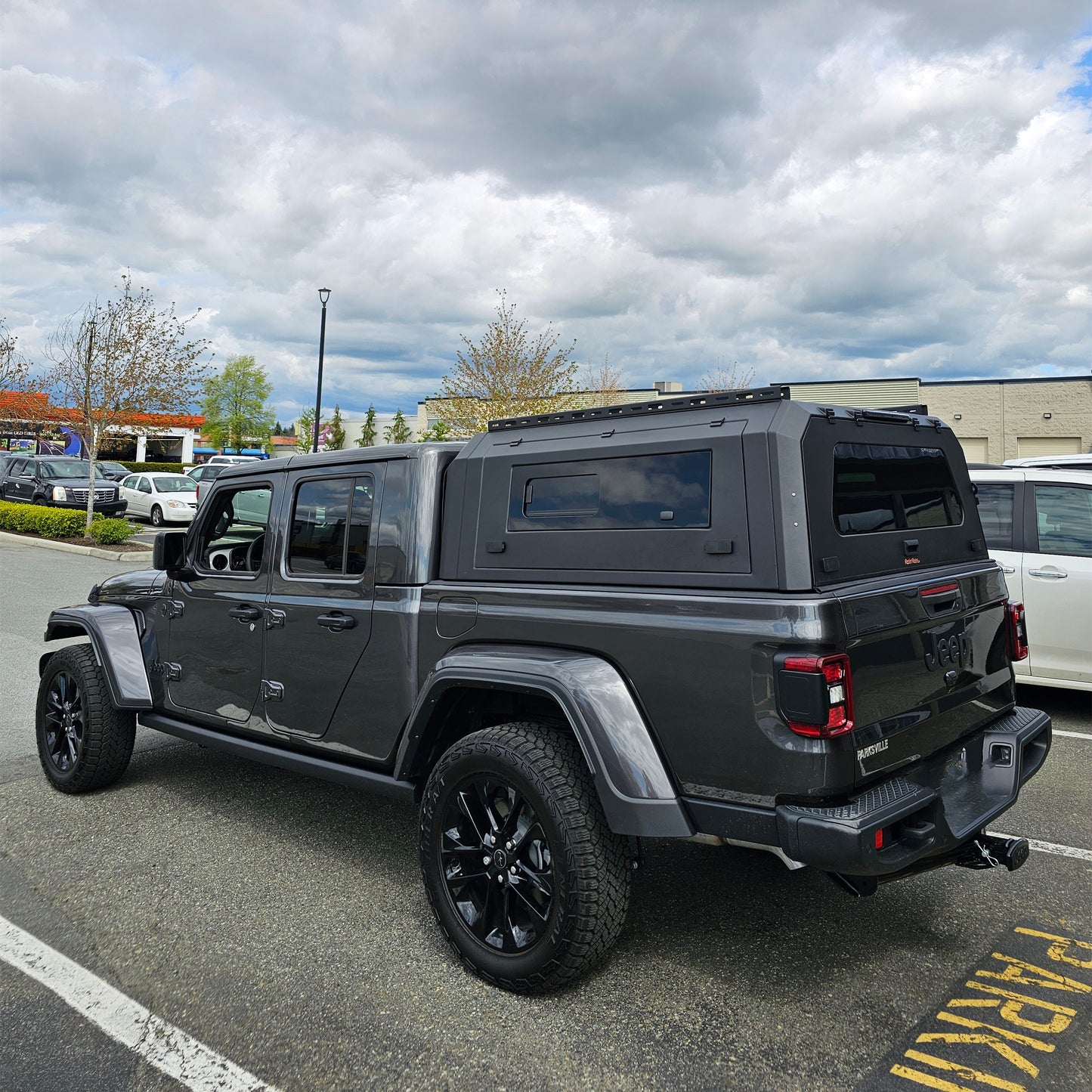 Jeep Gladiator truck canopy caps Truck storage expandable rack crossbar roof tent