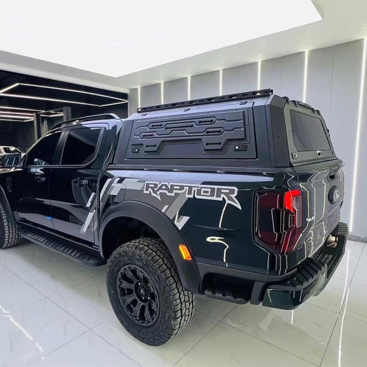 FORD Ranger Maverick smart canopy truck caps steel/Aluminum gullwing side doors with molle panels bed cover