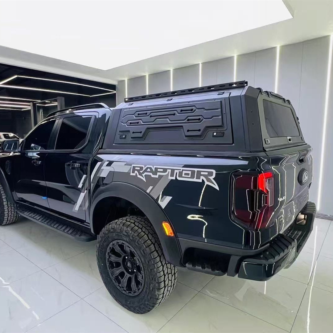 FORD Ranger Maverick Truck canopy truck caps Aluminum gullwing side doors with molle panels/sliding windows bed cover