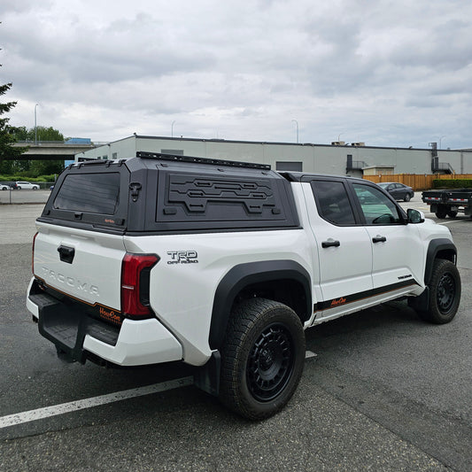 TOYOTA TACOMA Truck canopy caps pickup truck bed cover Aluminum or steel, Gullwing side doors