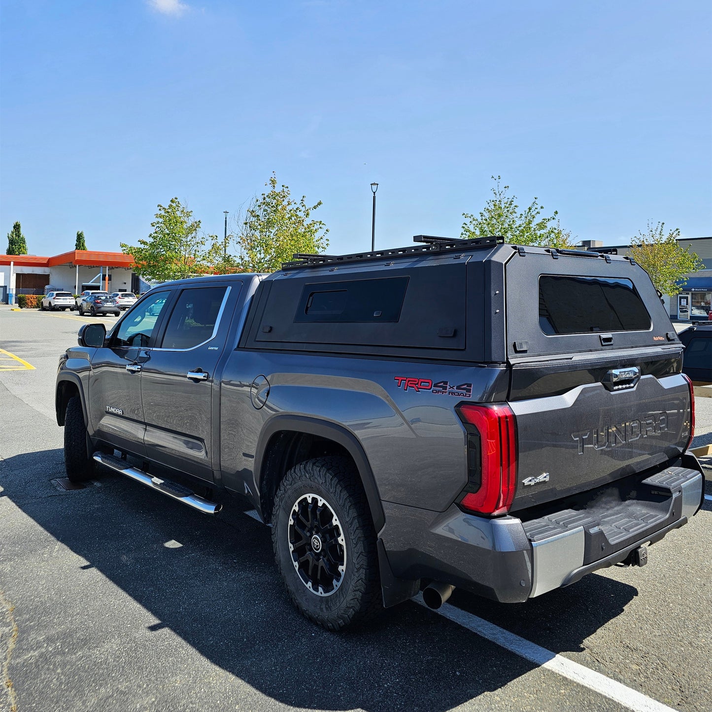 Toyota Tundra  truck canopy caps pickup truck bed parts Aluminum, Gullwing side doors