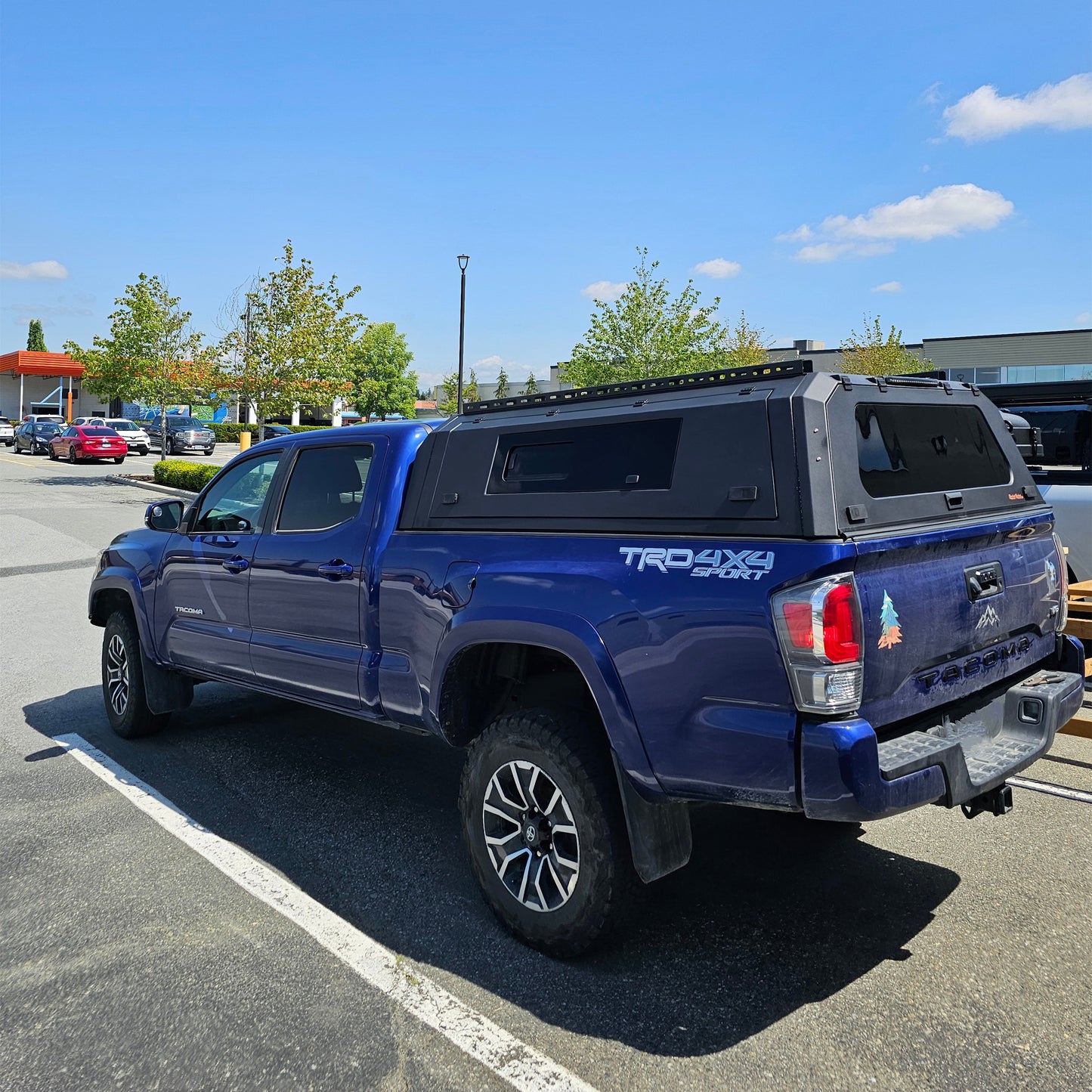 TOYOTA TACOMA smart canopy truck caps pickup truck bed cover Aluminum or steel, Gullwing side doors