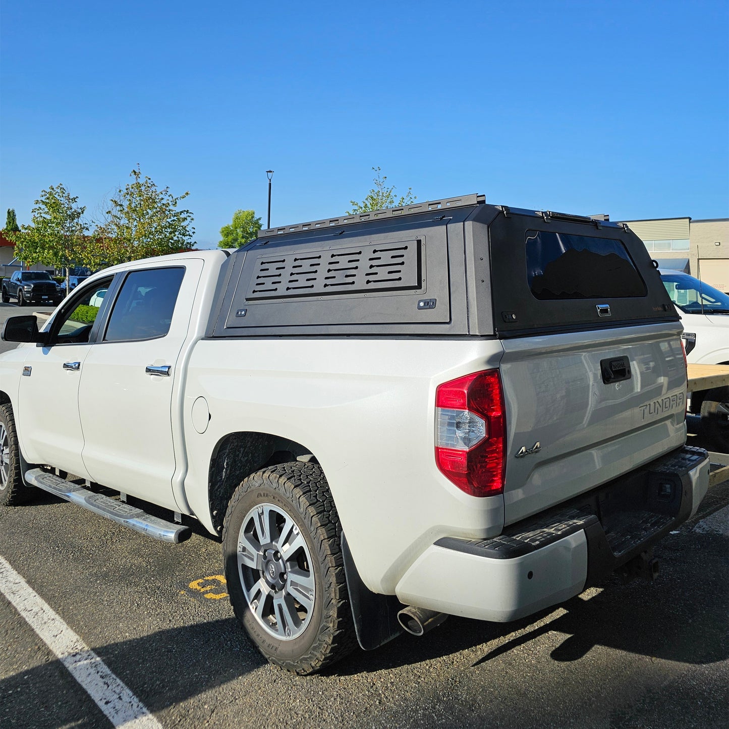 Toyota Tundra  truck canopy caps pickup truck bed parts Aluminum, Gullwing side doors