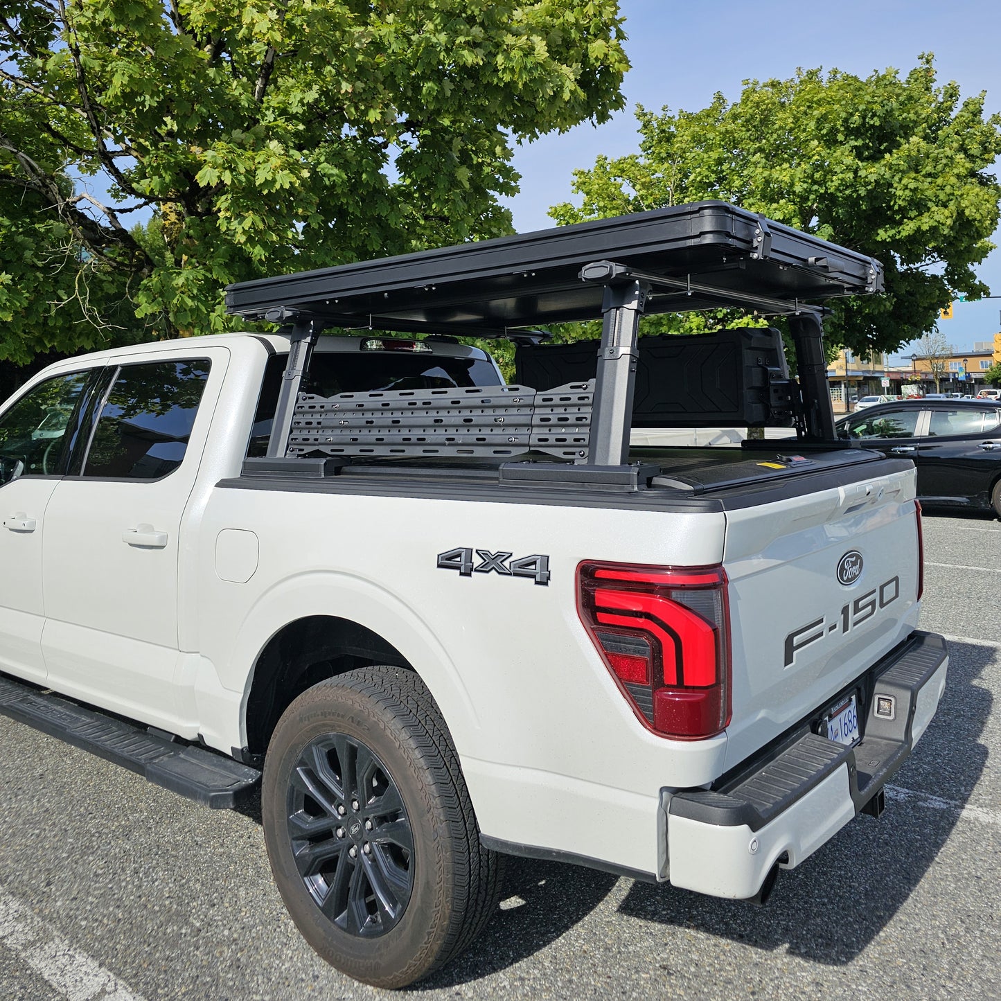 Universal Adjustable Aluminum Truck bed rack ROLL BARS +SIDE PANELS OR TOOL BOXES  Luggage rack system