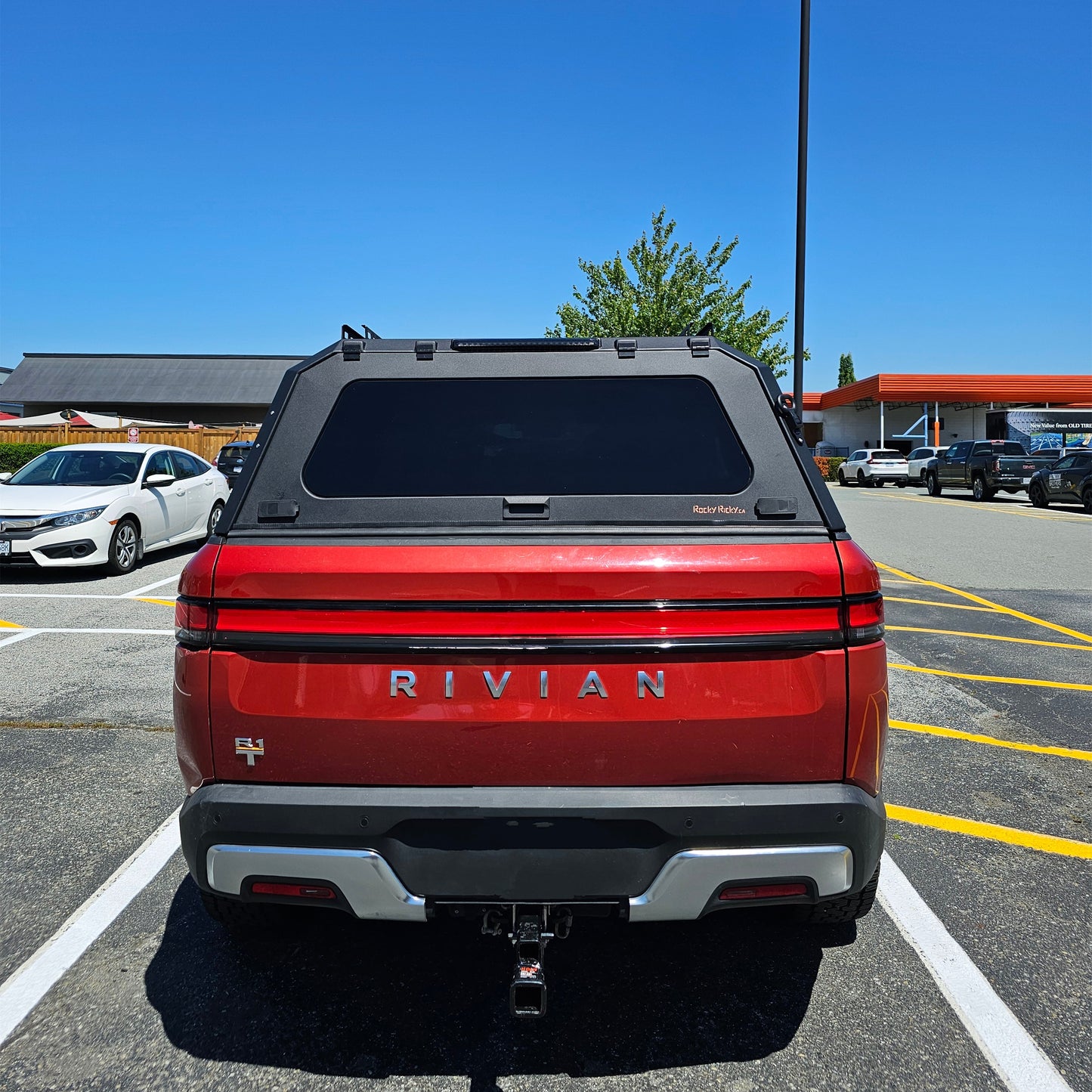 RIVIAN Specially designed Truck Canopy for R1T, 100% original car position installation