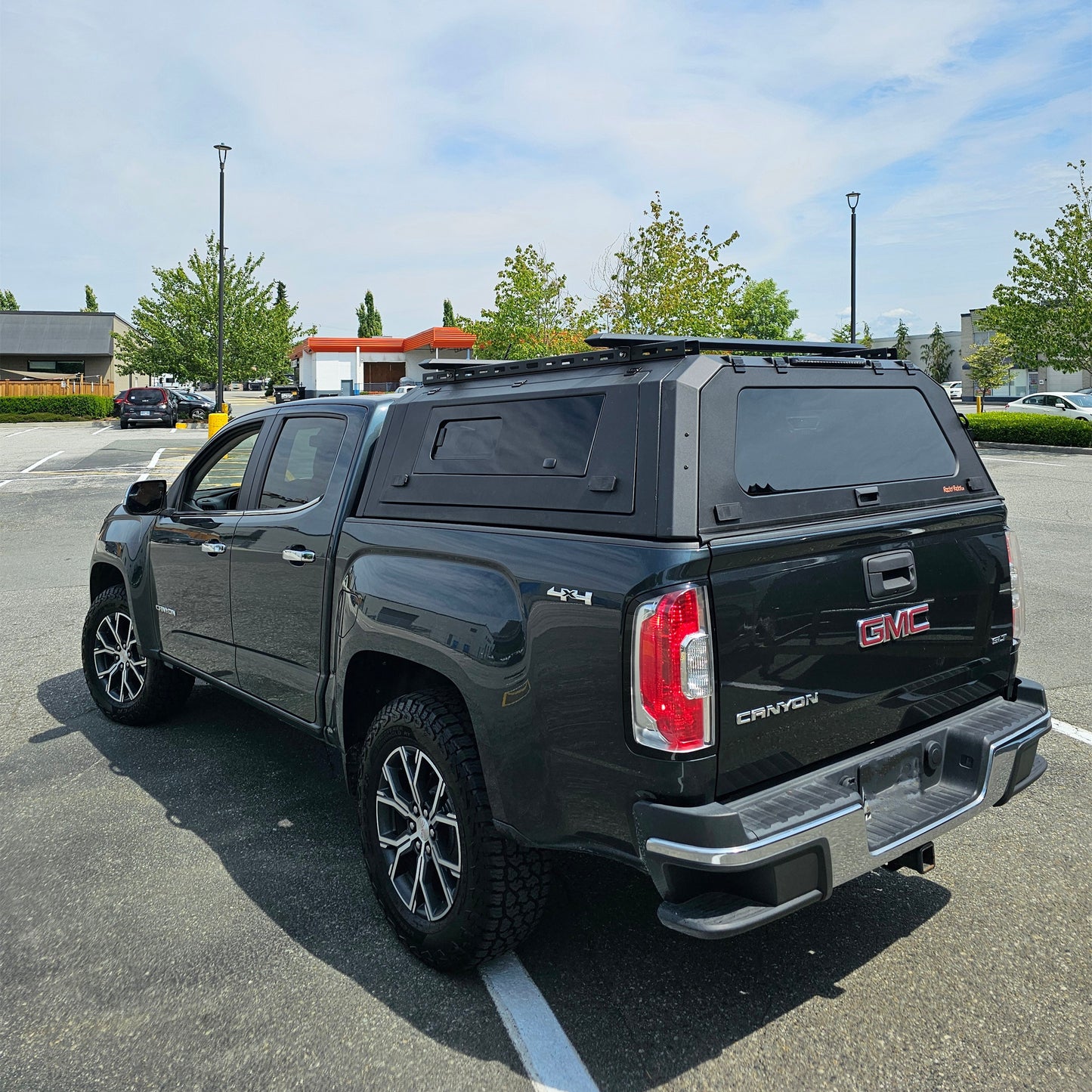 Chevrolet Silverado GMC Sierra 1500 5.8/6.5FT Canyon/Colorado 5FT Truck canopy caps pickup truck bed parts Aluminum Gullwing side doors