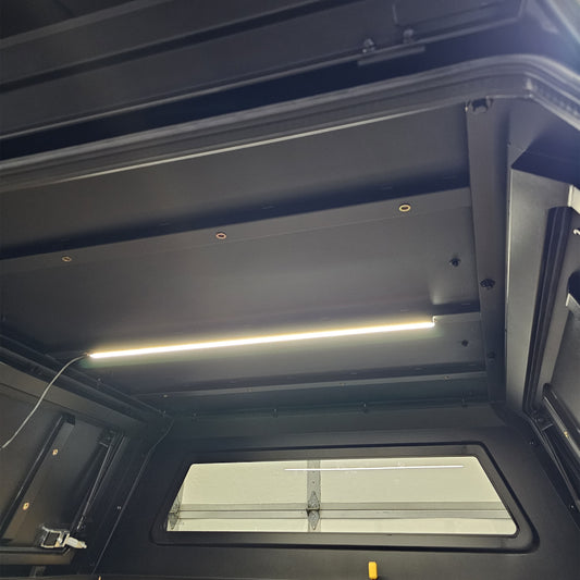 Canopy/camper/RV 12V Interior LED lighting system with switch and extension cord