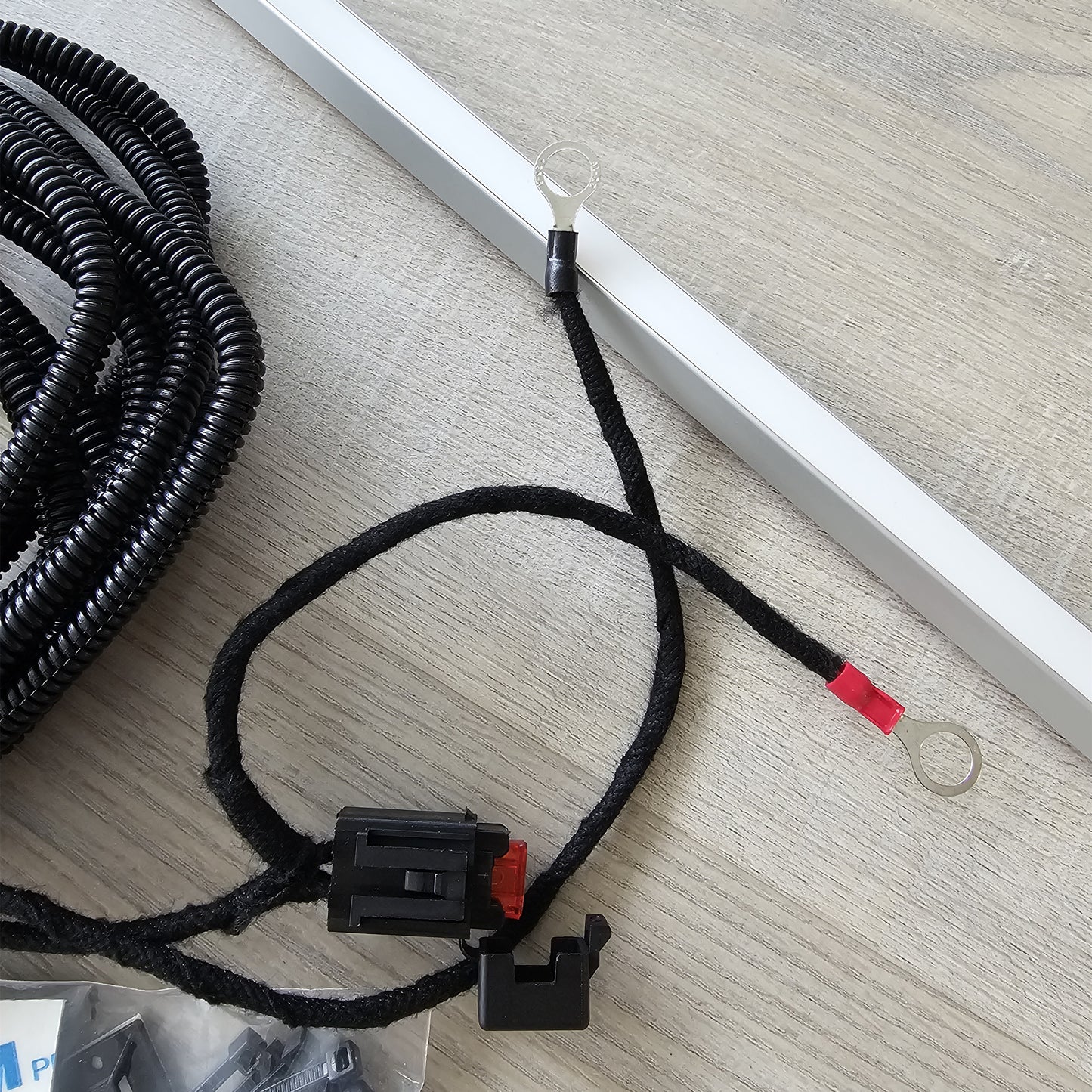 Canopy/camper/RV 12V Interior LED lighting system with switch and extension cord