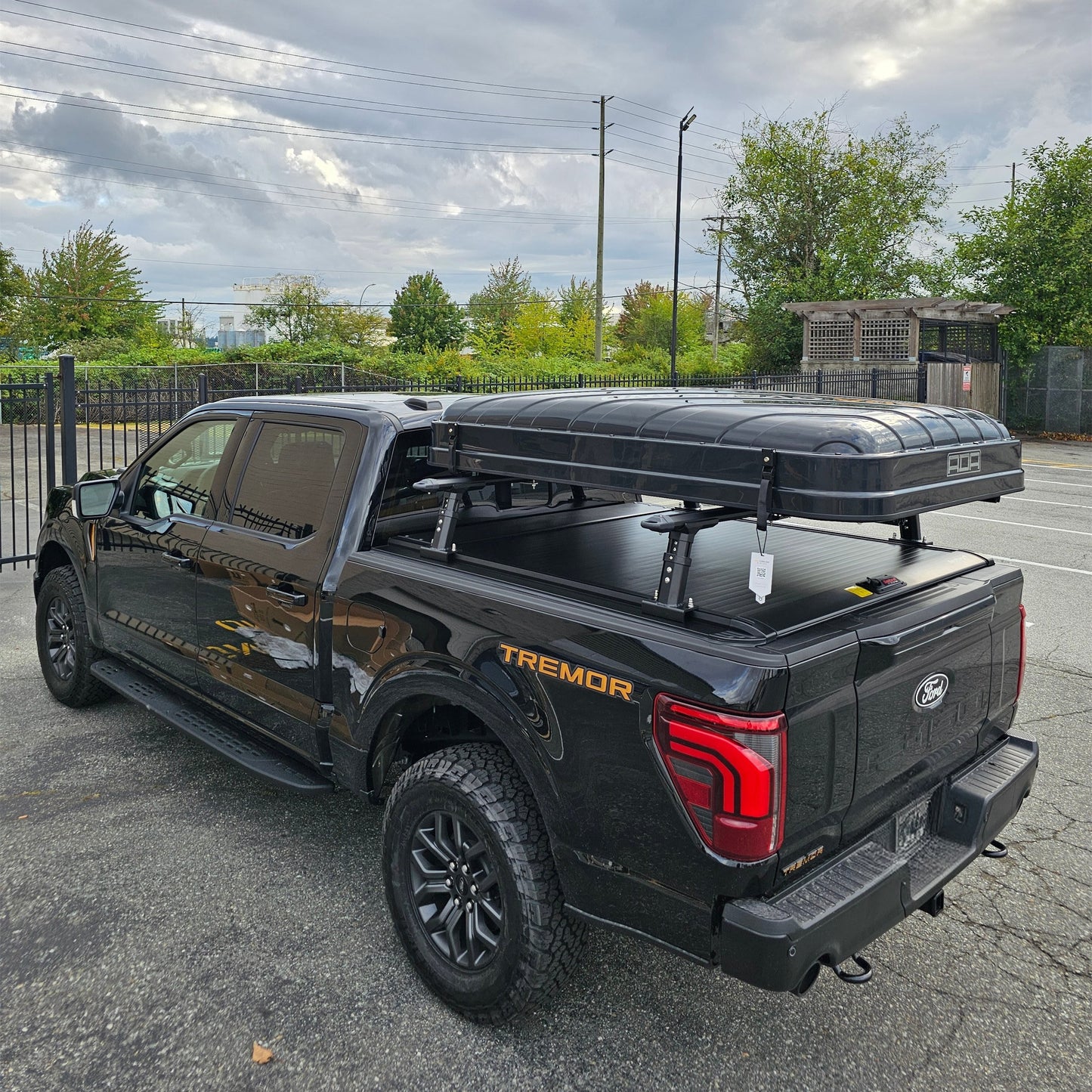 TUYOU Heavy Duty Truck Bed Rack Adjustable Height Aluminum bed cover rail install Cross Bars