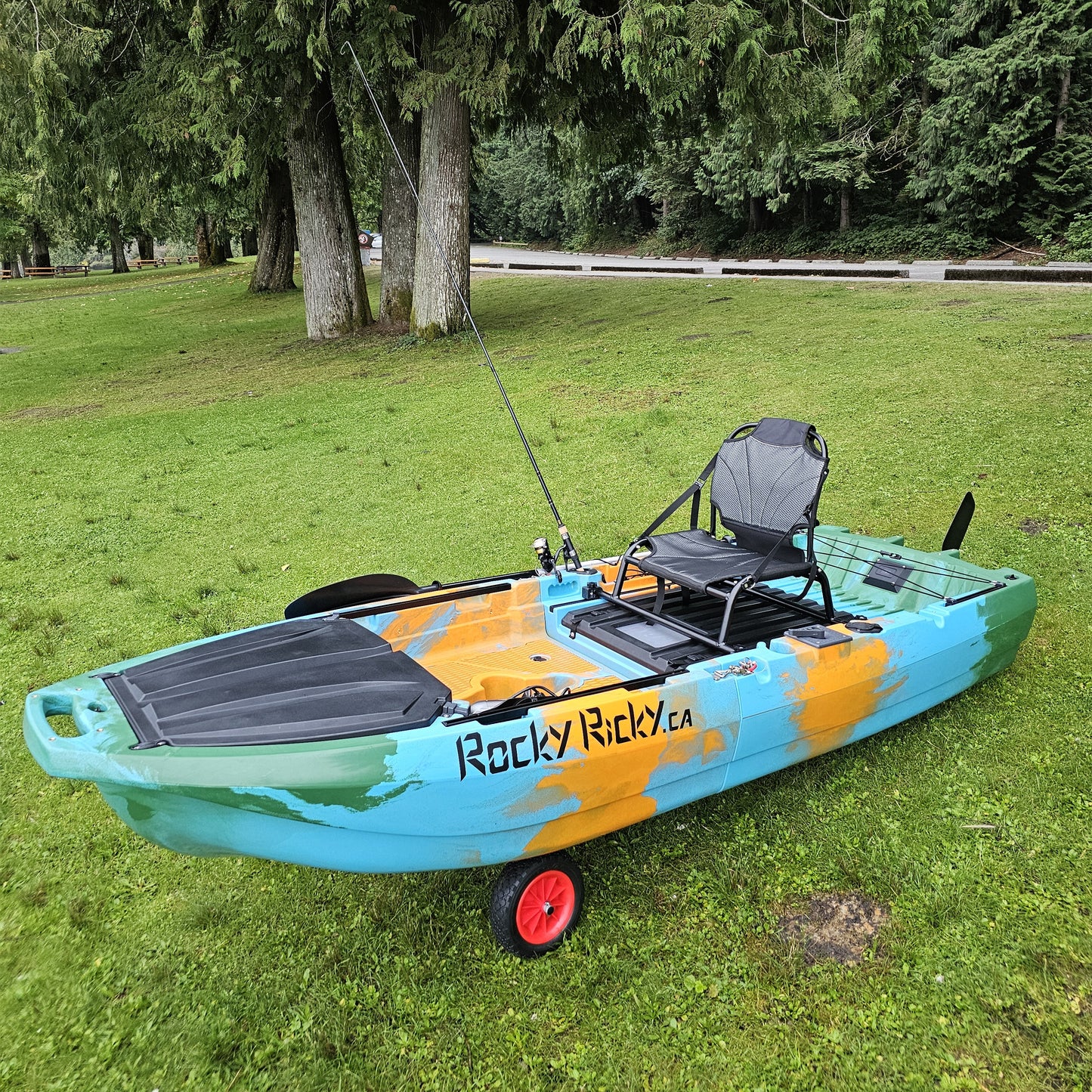 10ft Fishing KAYAK RK01 Spliced Wide Body Stand Fishing Freely Expandable HDPE Material