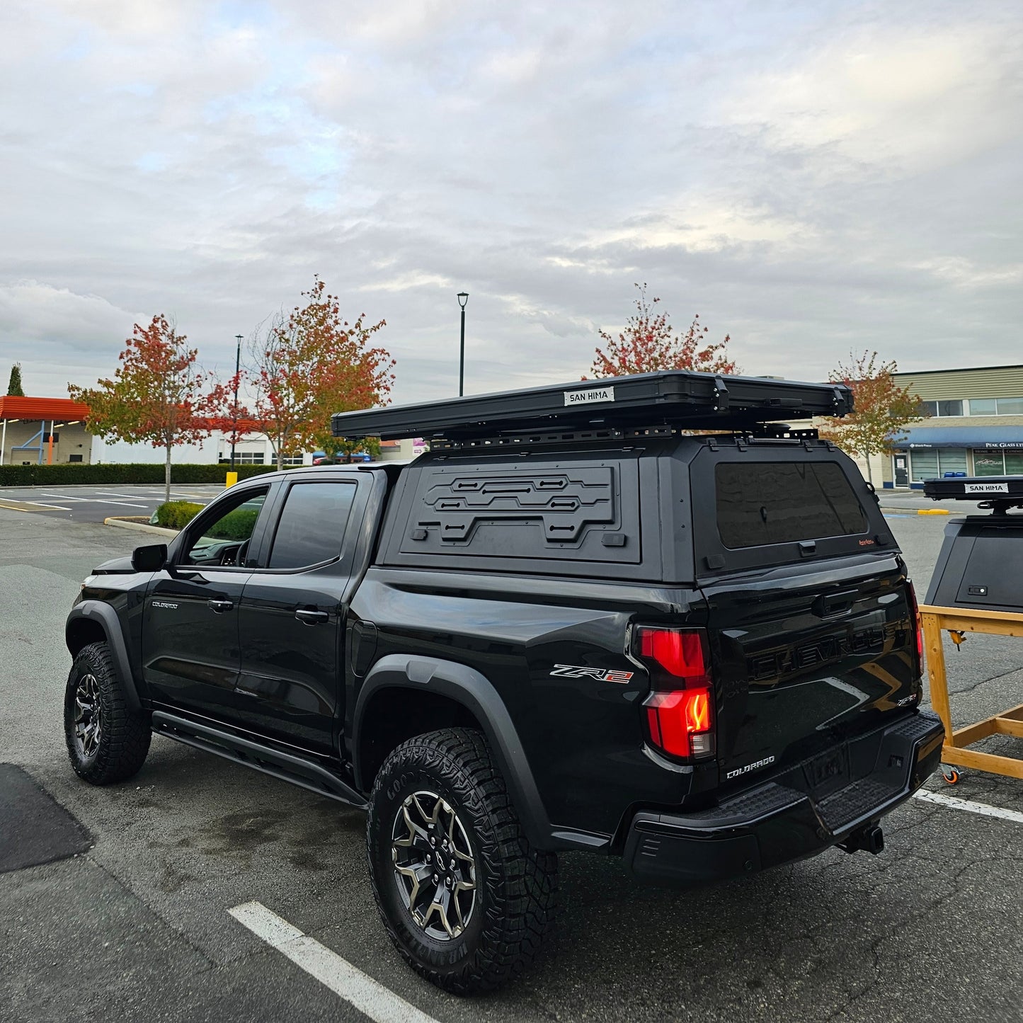 Chevrolet Silverado GMC Sierra 1500 5.8/6.5FT Canyon/Colorado 5FT Truck canopy caps pickup truck bed parts Aluminum Gullwing side doors