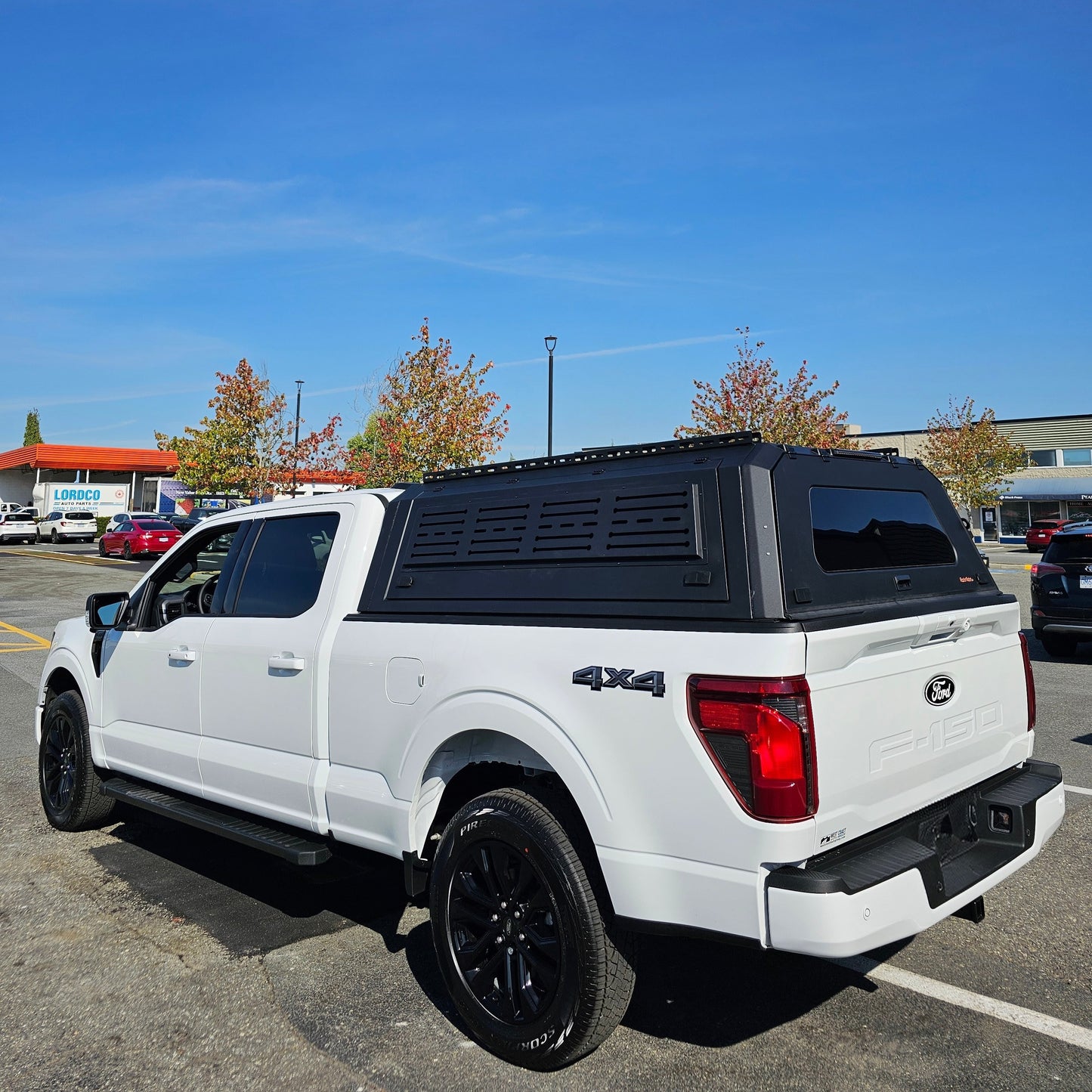 FORD F150（Raptor/Lightning）5.5"/6.5" smart canopy truck caps bed cover Aluminum or steel, Gullwing side doors