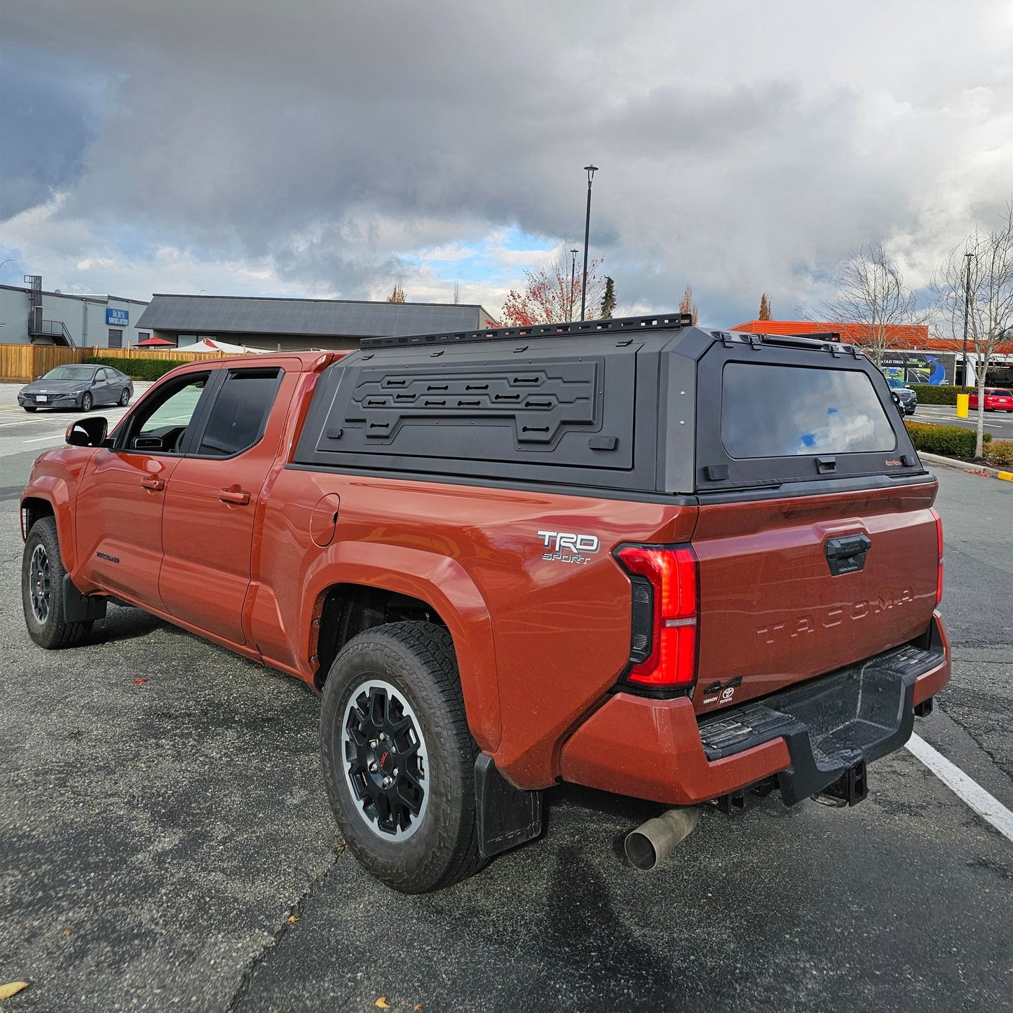 TOYOTA TACOMA smart canopy truck caps pickup truck bed cover Aluminum or steel, Gullwing side doors