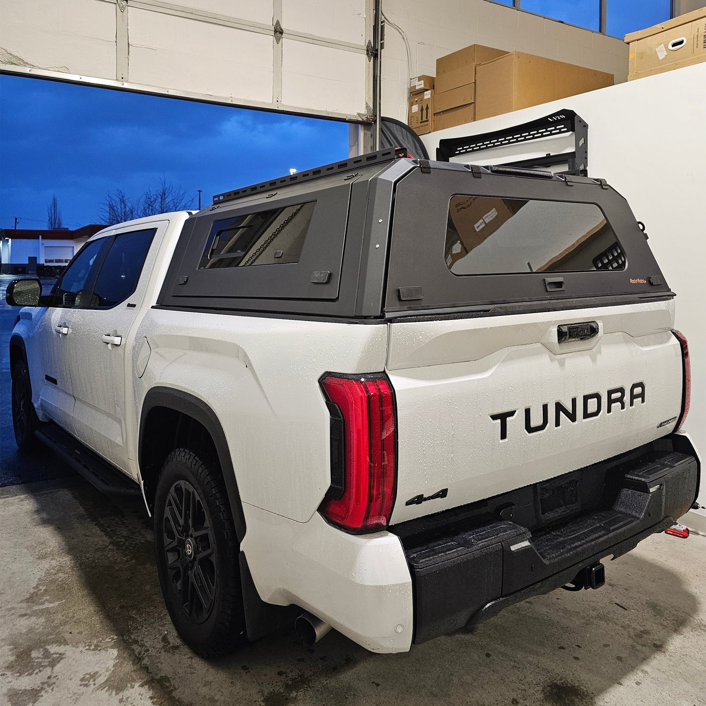 Toyota Tundra  truck canopy caps pickup truck bed parts Aluminum, Gullwing side doors