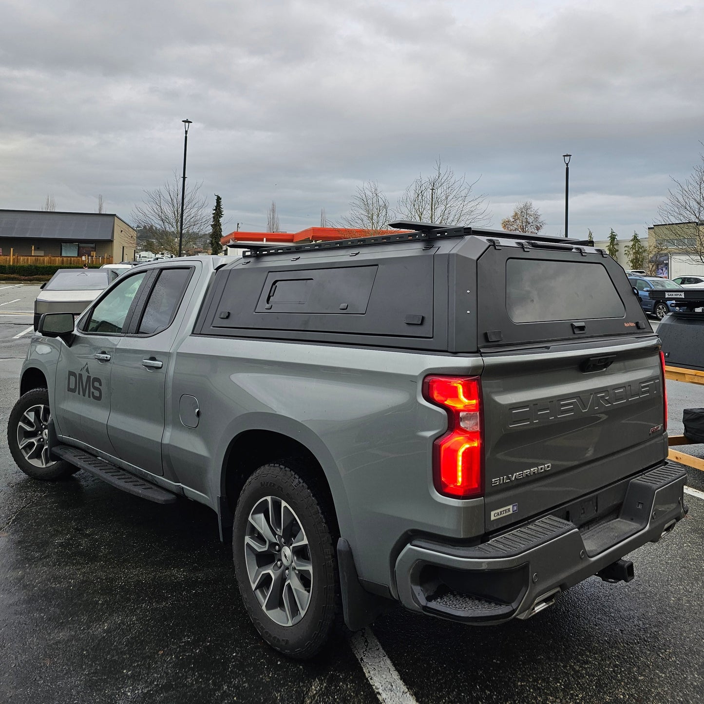 Chevrolet Silverado GMC Sierra 1500 5.8/6.5FT Canyon/Colorado 5FT Truck canopy caps pickup truck bed parts Aluminum Gullwing side doors