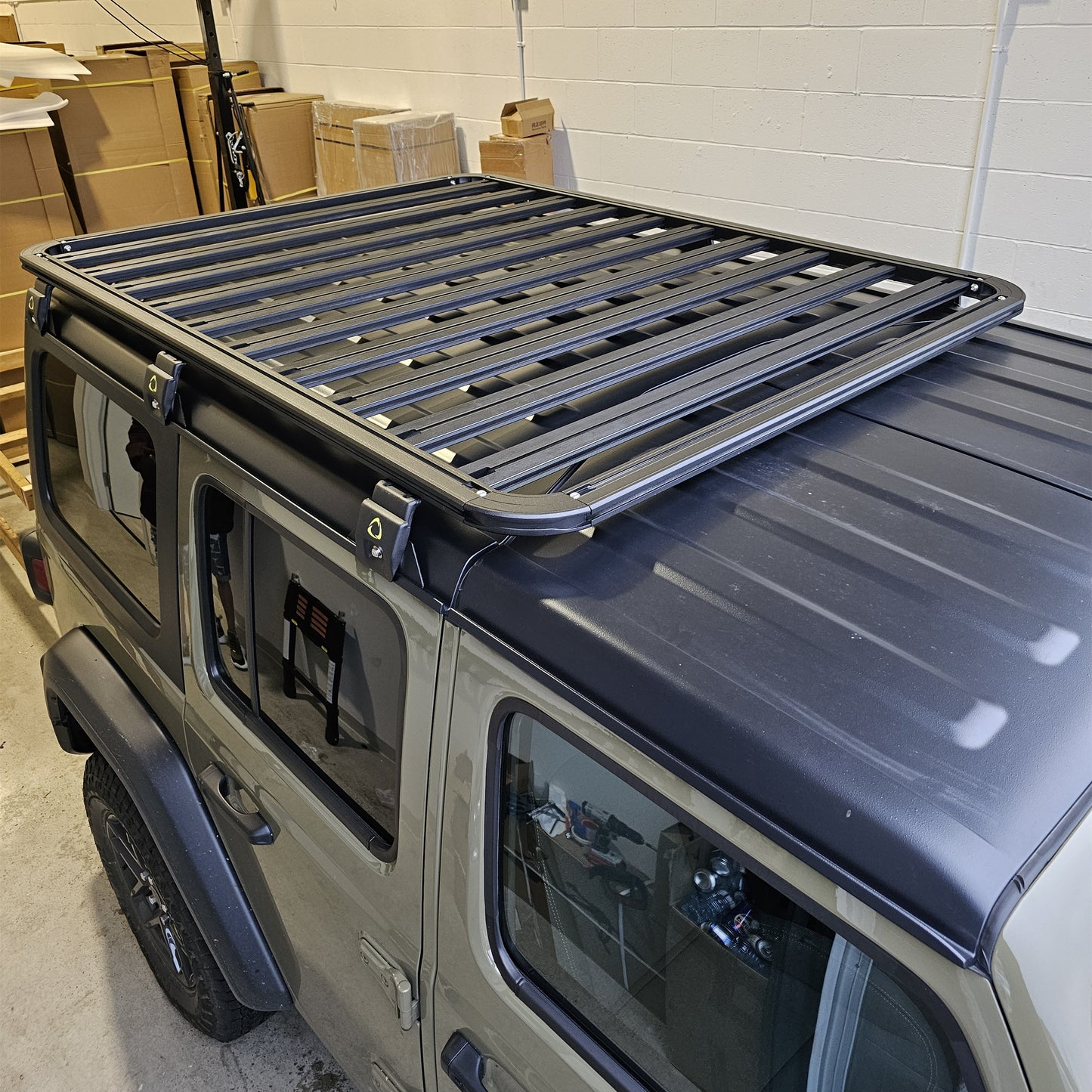 Heavy duty roof platform system Load capacity over 600 lbs Roof rack for Jeep Wrangler JL JT JK Three sizes