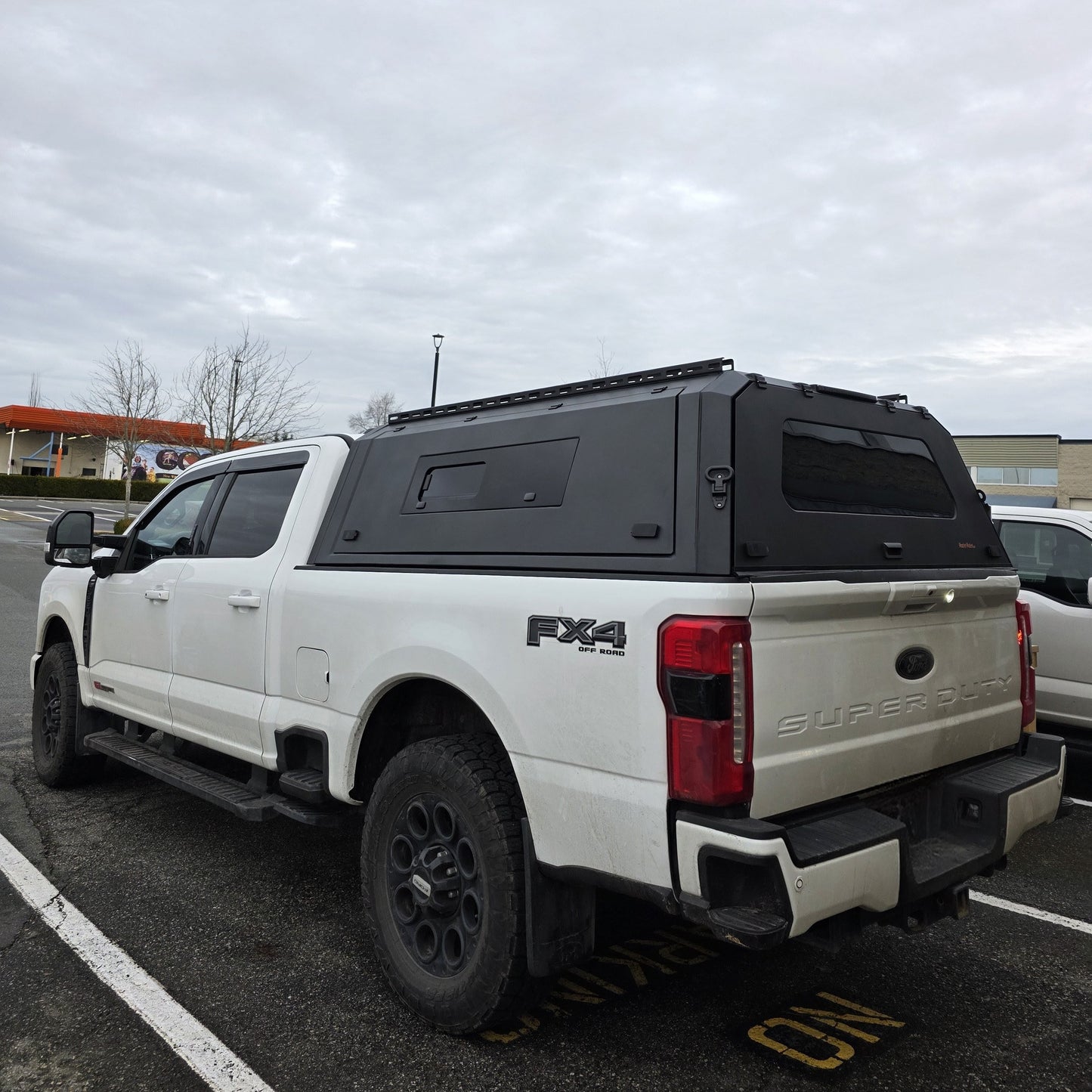 FORD F250/350 6.75"  Truck  canopy caps bed cover Aluminum Gullwing side doors