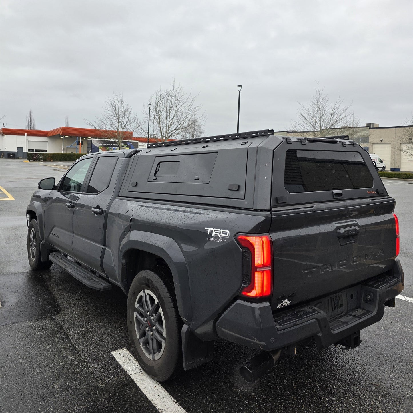 TOYOTA TACOMA Truck canopy caps pickup truck bed cover Aluminum or steel, Gullwing side doors