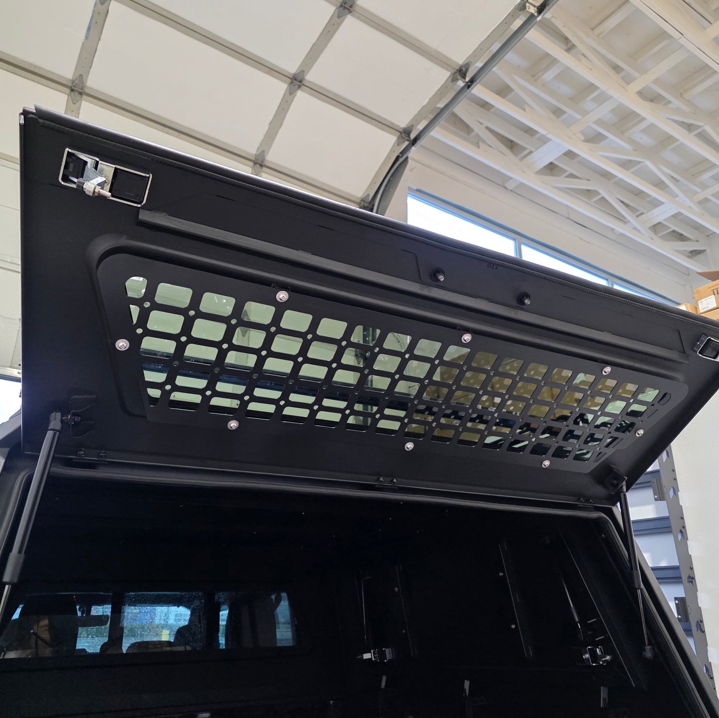 Light Cavalry Truck Canopy accessories, toolbox, crossbars, mounting clamps, tailgate safety plate, lock covers