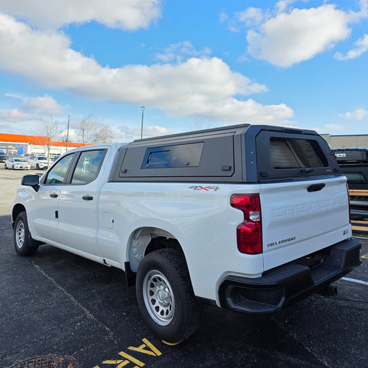 Chevrolet Silverado GMC Sierra 1500 5.8/6.5FT Canyon/Colorado 5FT Truck canopy caps pickup truck bed parts Aluminum Gullwing side doors
