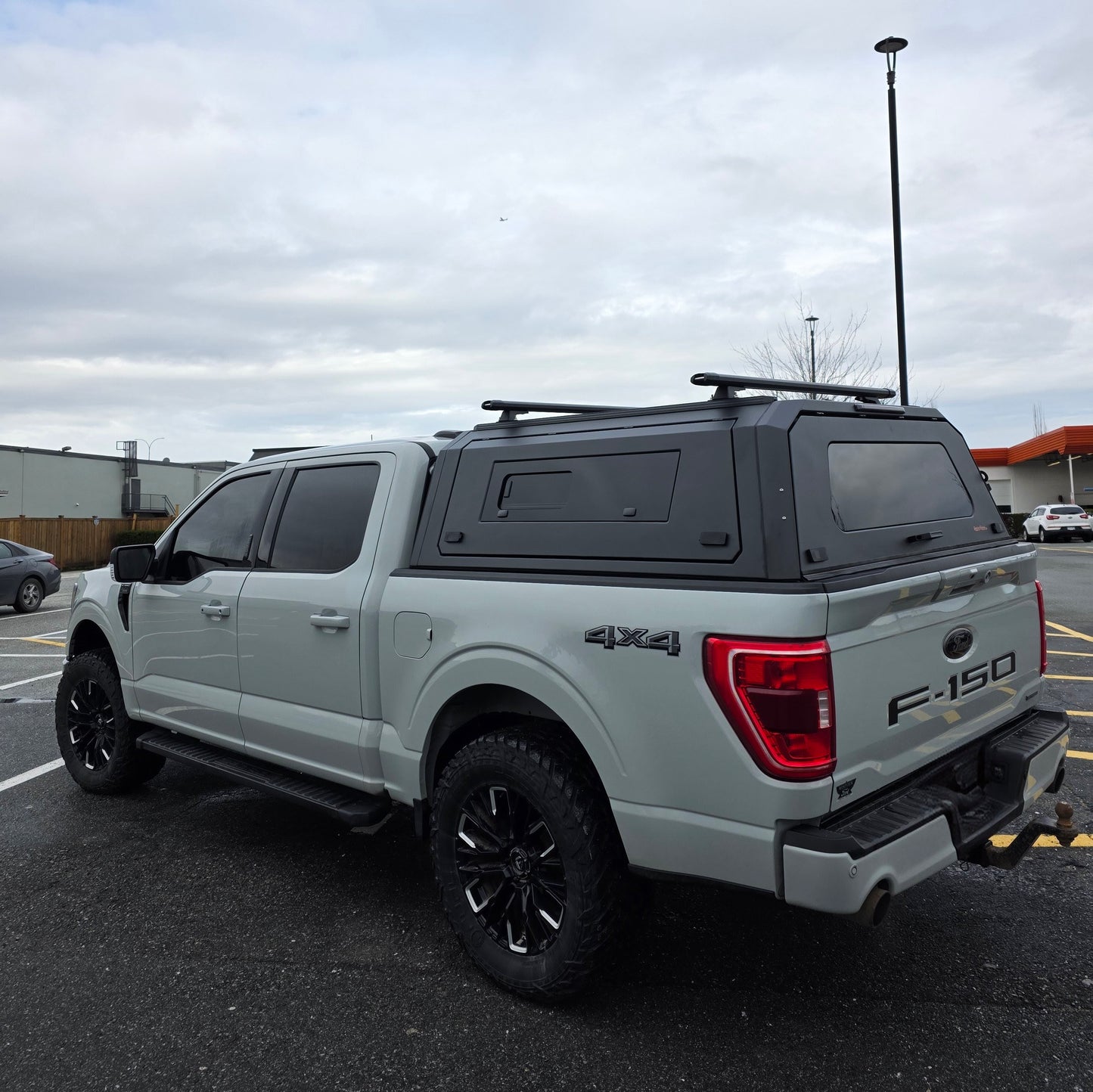 FORD F150（Raptor/Lightning）5.5FT/6.5FT TRUCK canopy caps bed cover Aluminum, Gullwing side doors