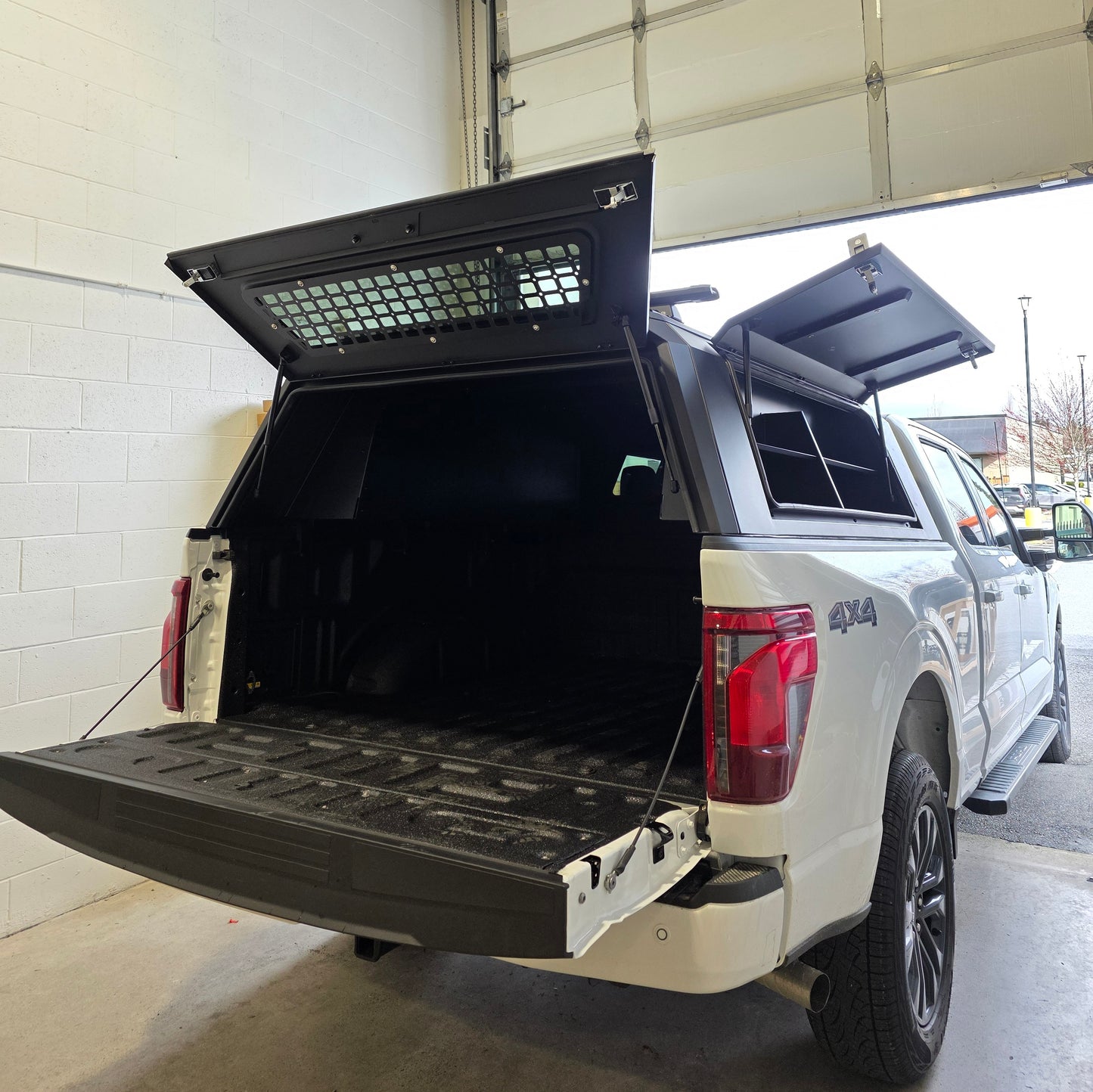 Light Cavalry Truck Canopy accessories, toolbox, crossbars, mounting clamps, tailgate safety plate, lock covers