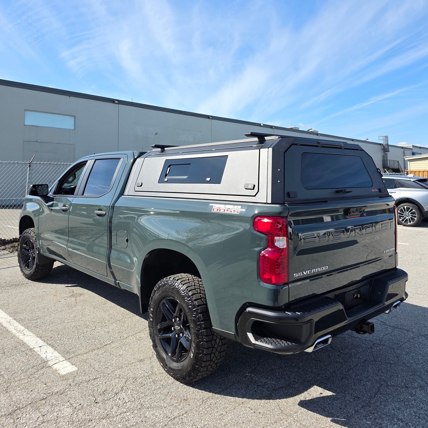 Chevrolet Silverado GMC Sierra 1500 5.8/6.5FT Canyon/Colorado 5FT Truck canopy caps pickup truck bed parts Aluminum Gullwing side doors