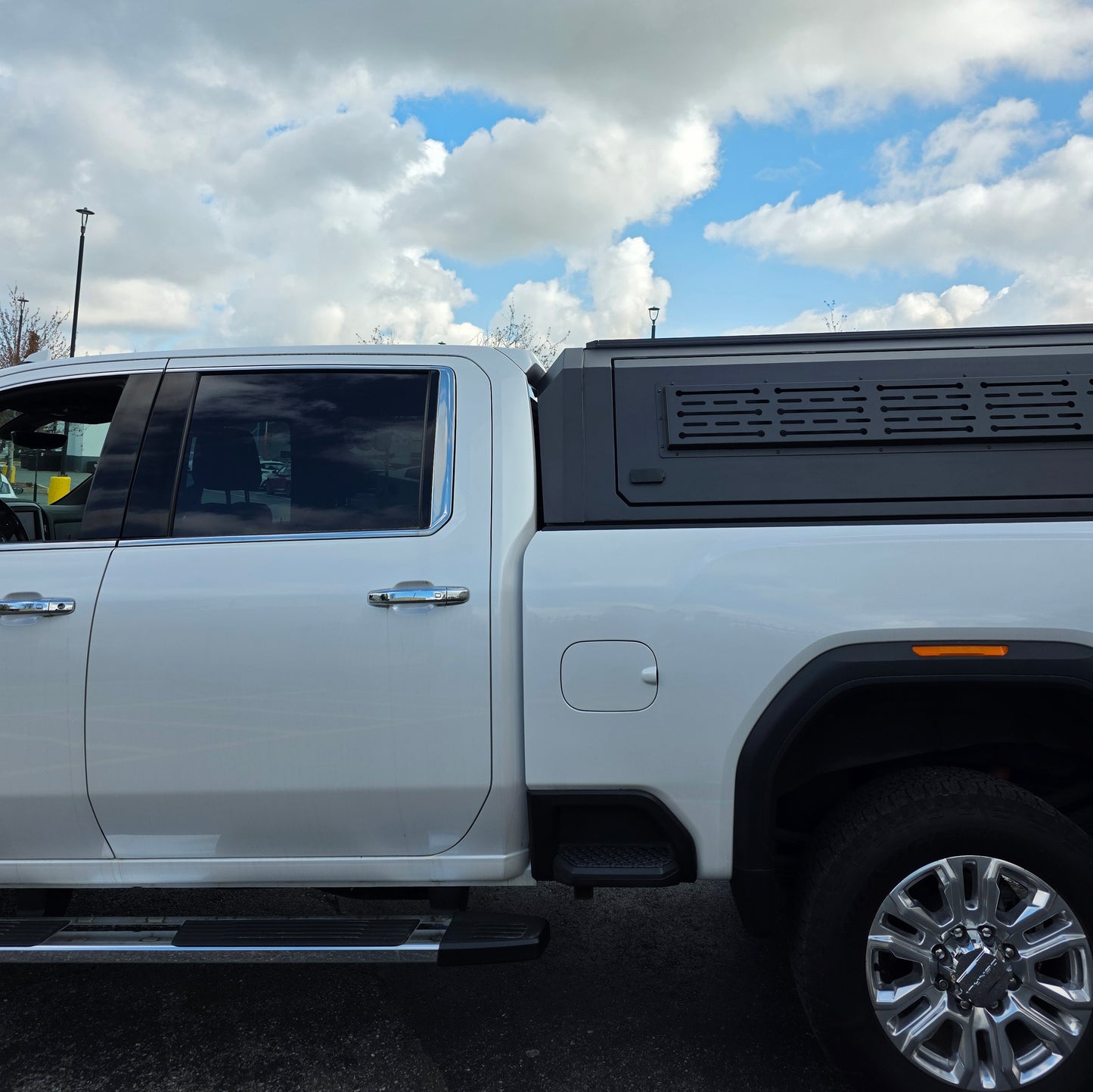 100% Fits 2020+ Chevrolet GMC HD3500 6.9ft Big Truck Aluminum Canopy Gullwing side doors+front sliding window